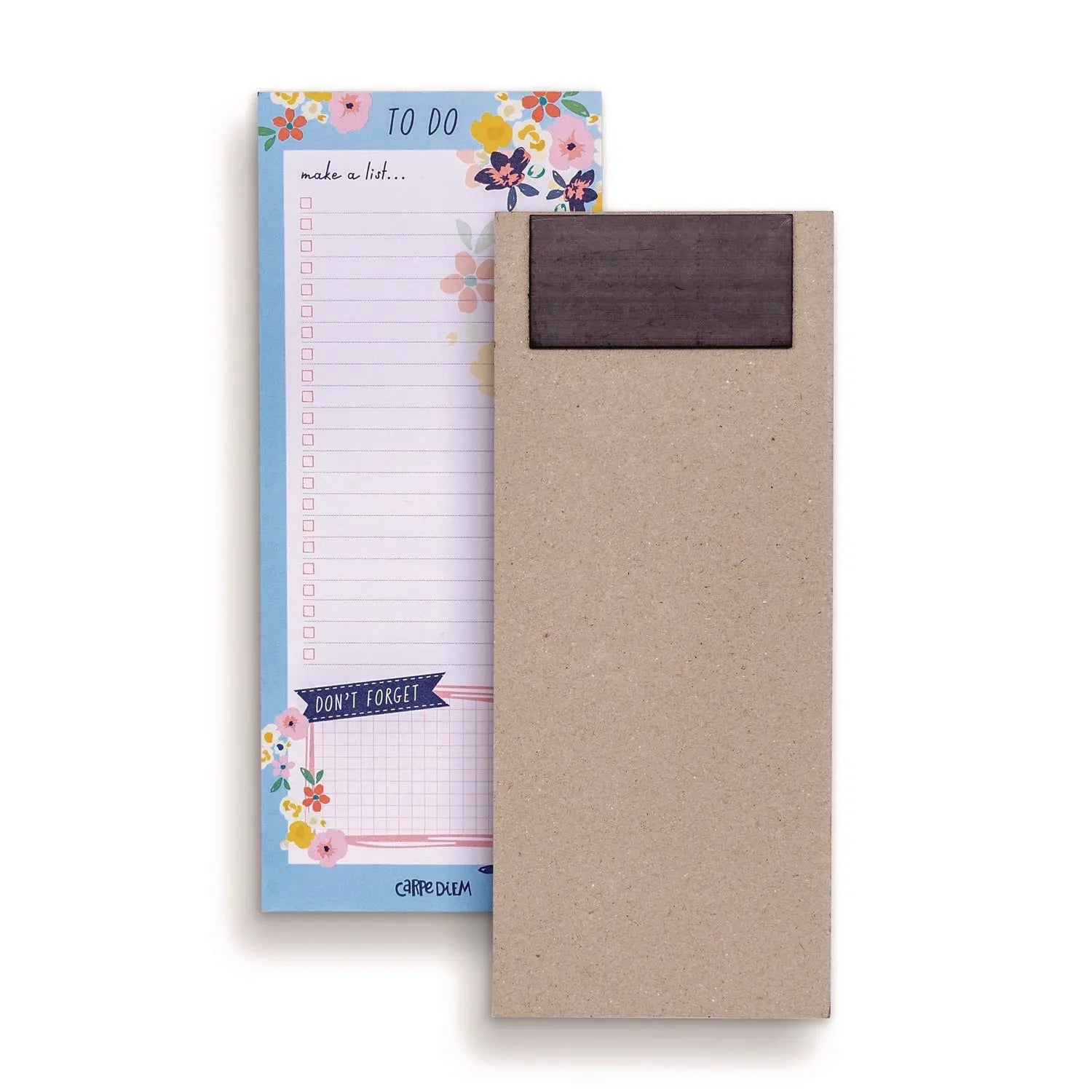 Magnetic To Do List, Unruled, 60 Multicolor Floral, 3.5 x 8.5 Sheets, 6/Pack PUKKA PAD® Flipcost