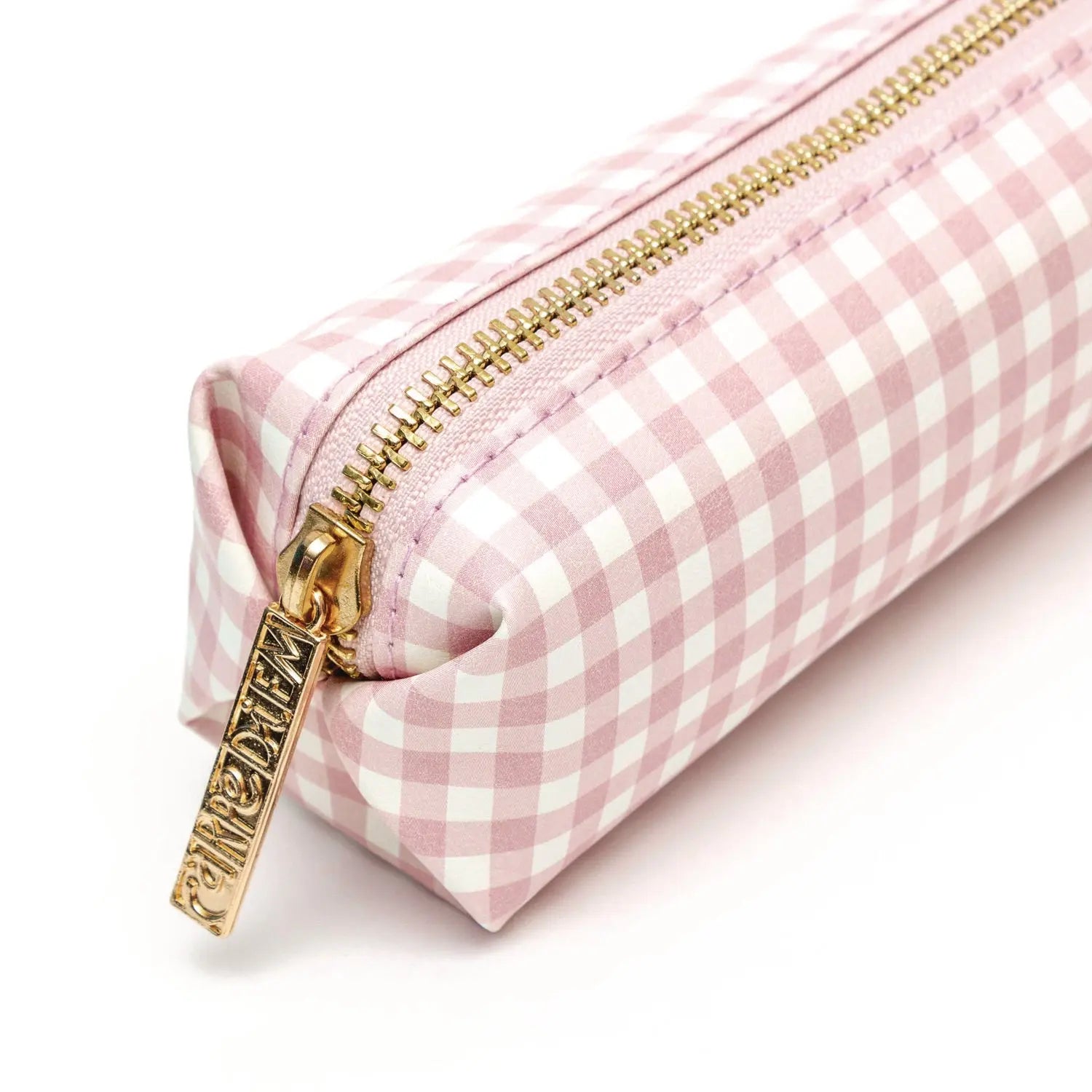 Pencil Case, 7.9 x 2 x 2, Pink and White Check, 6/Pack PUKKA PAD® Flipcost