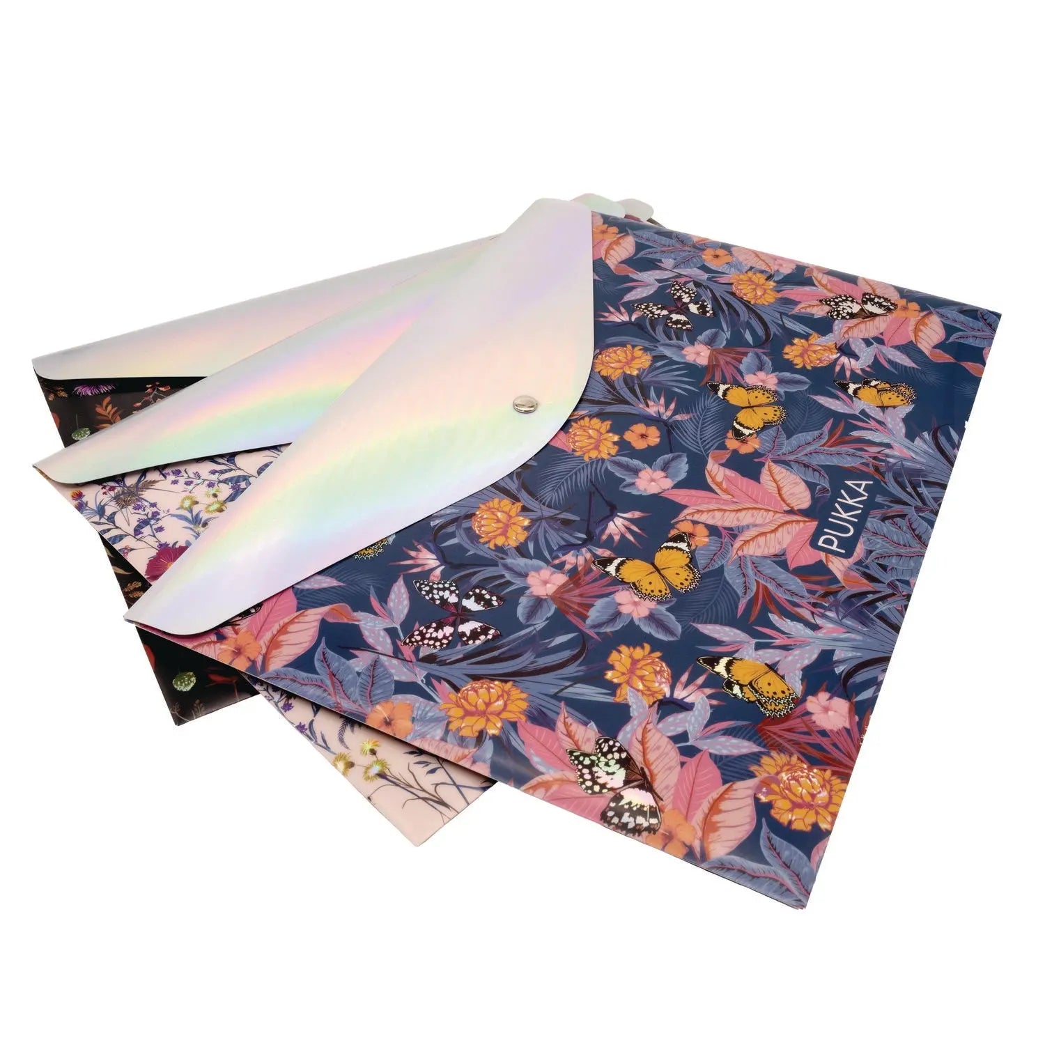 Stud Wallet, 2" Expansion, Assorted Blum, 3/Pack PUKKA PAD® Flipcost