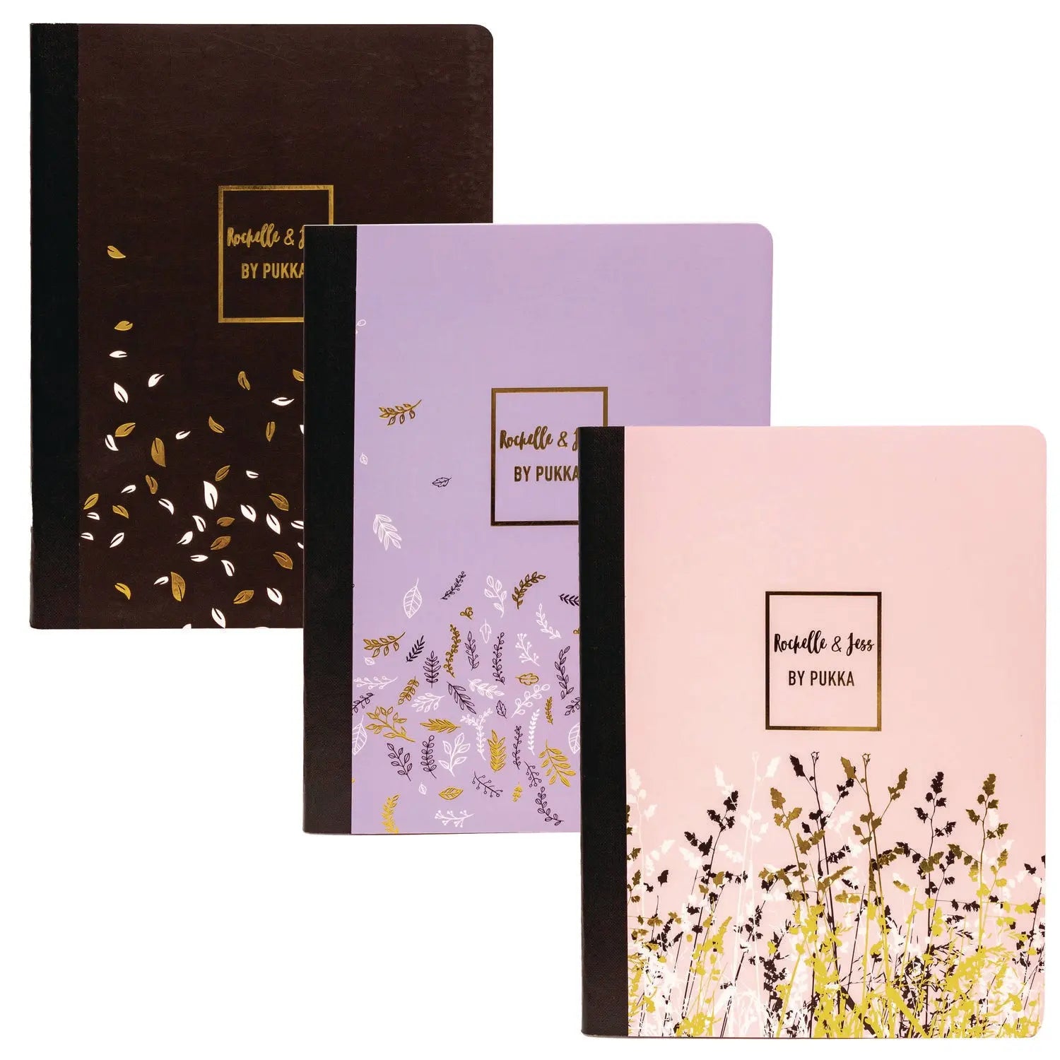 Composition Book, Medium/College Rule, Assorted Floral Covers, (70) 9.75 x 7.5 Sheets, 3/Pack
