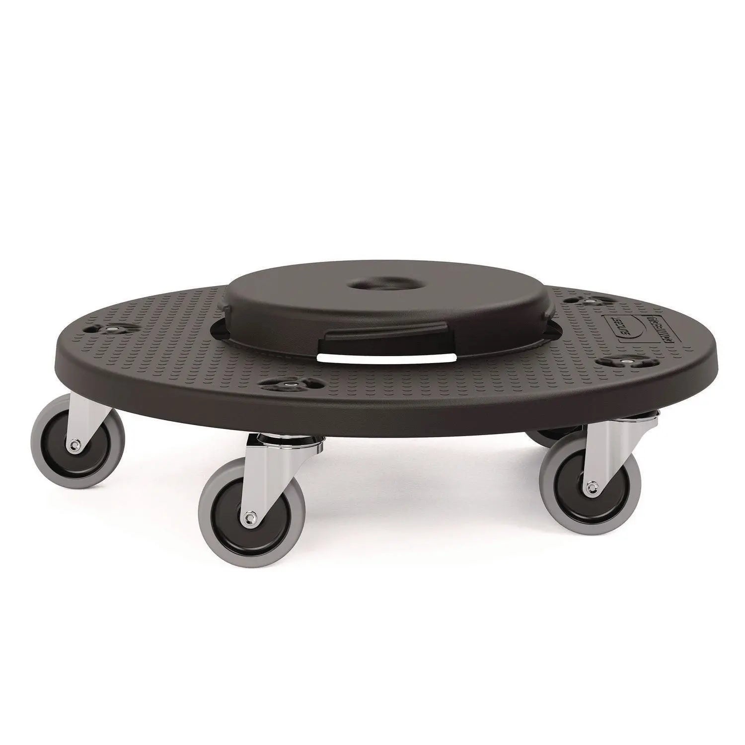 Utility Trash Can Dolly, 350 lb Capacity, 20.75" x 6.5", Black, 2/Pack Suncast Commercial® Flipcost