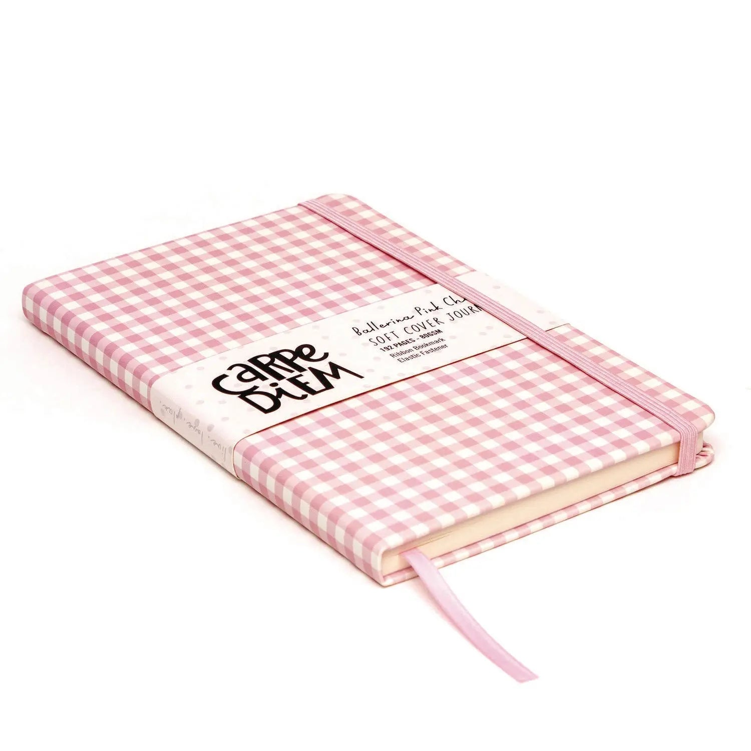 Soft Cover Journal, Medium/College Rule, Pink/White Check Cover, (96) 8.3 x 5.2 Sheets, 3/Pack PUKKA PAD® Flipcost