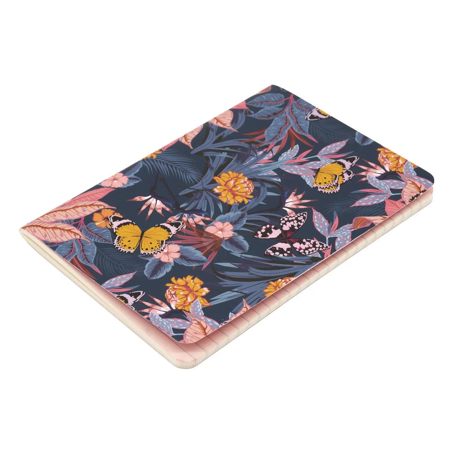B6 Stitched Exercise Book, Narrow Rule, Assorted Blum Floral Covers, (40) 6.8 x 4.6 Sheets, 3/Pack PUKKA PAD® Flipcost