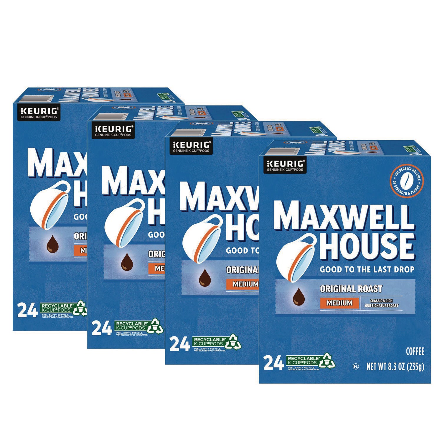 Maxwell House® Original Roast K-Cups, 96/carton