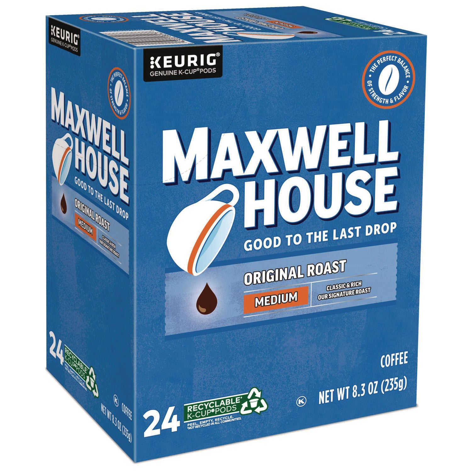 Maxwell House® Original Roast K-Cups, 96/carton