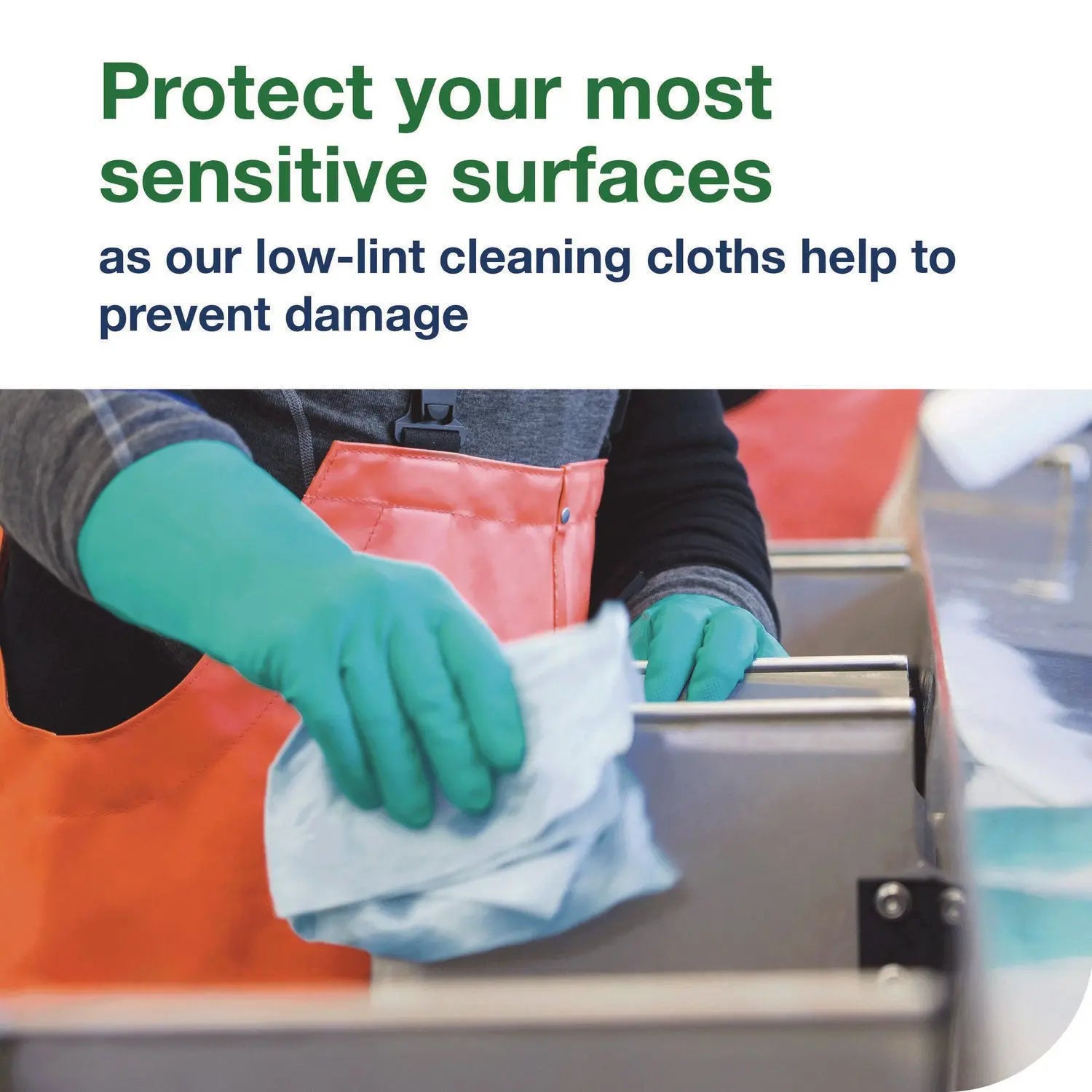 Low-Lint Cleaning Cloth, 1-Ply, 12 x 12, Blue, 250 Sheets/Carton Tork® Flipcost