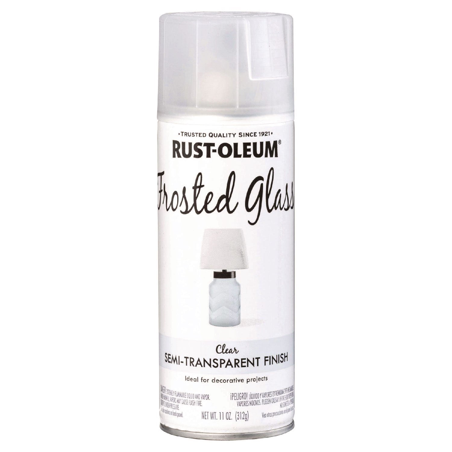 Rust-Oleum® Specialty Frosted Glass Spray Paint, Matte Clear, 11 oz Aerosol Can