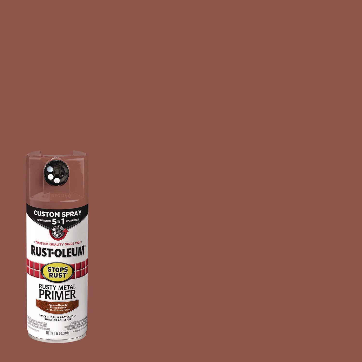 Rust-Oleum® Stops Rust 5-in-1 Spray Paint, Rusty Metal, 12 oz Aerosol Can