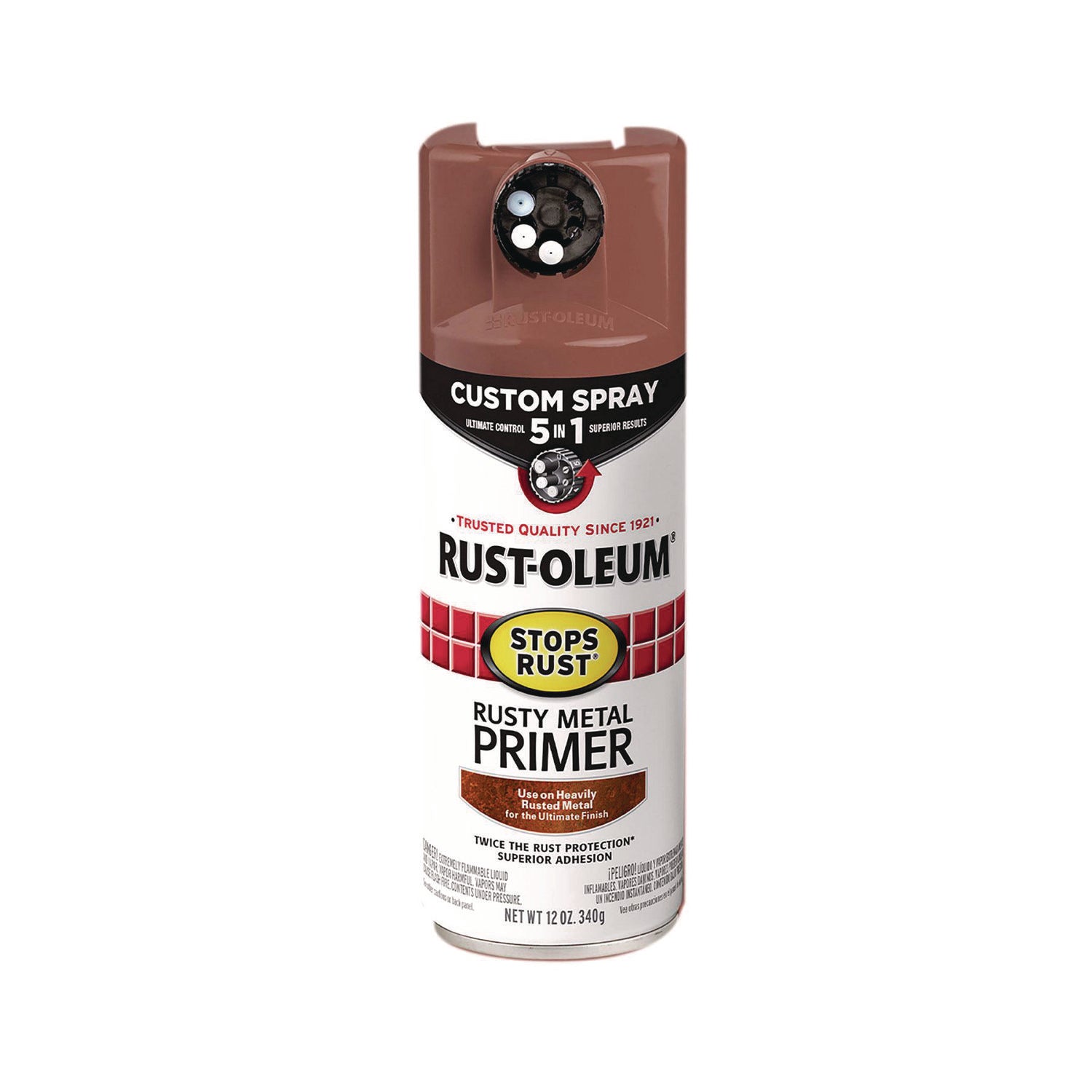 Rust-Oleum® Stops Rust 5-in-1 Spray Paint, Rusty Metal, 12 oz Aerosol Can