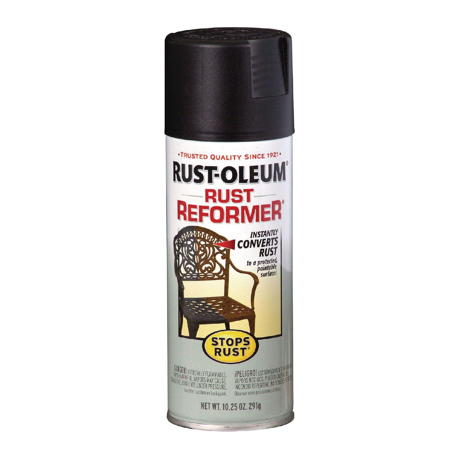 Rust-Oleum® Stops Rust Rust Reformer Spray, Black, 10.25 oz Aerosol Can