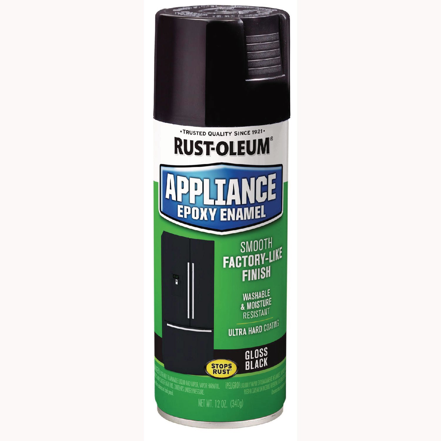 Rust-Oleum® Specialty Appliance Epoxy Spray Paint, Gloss Black, 12 oz Aerosol Can