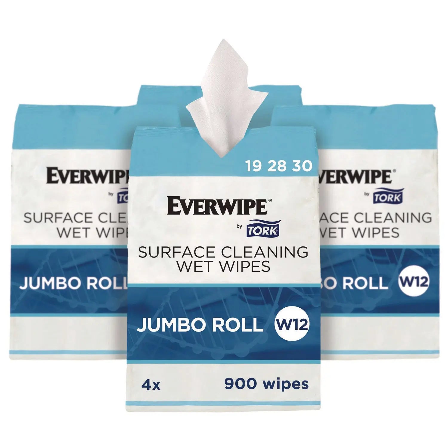 Surface Cleaning Wet Wipe, 1-Ply, 6 x 6, Lemon, White, 900 Sheets, 4/Carton Tork® Flipcost