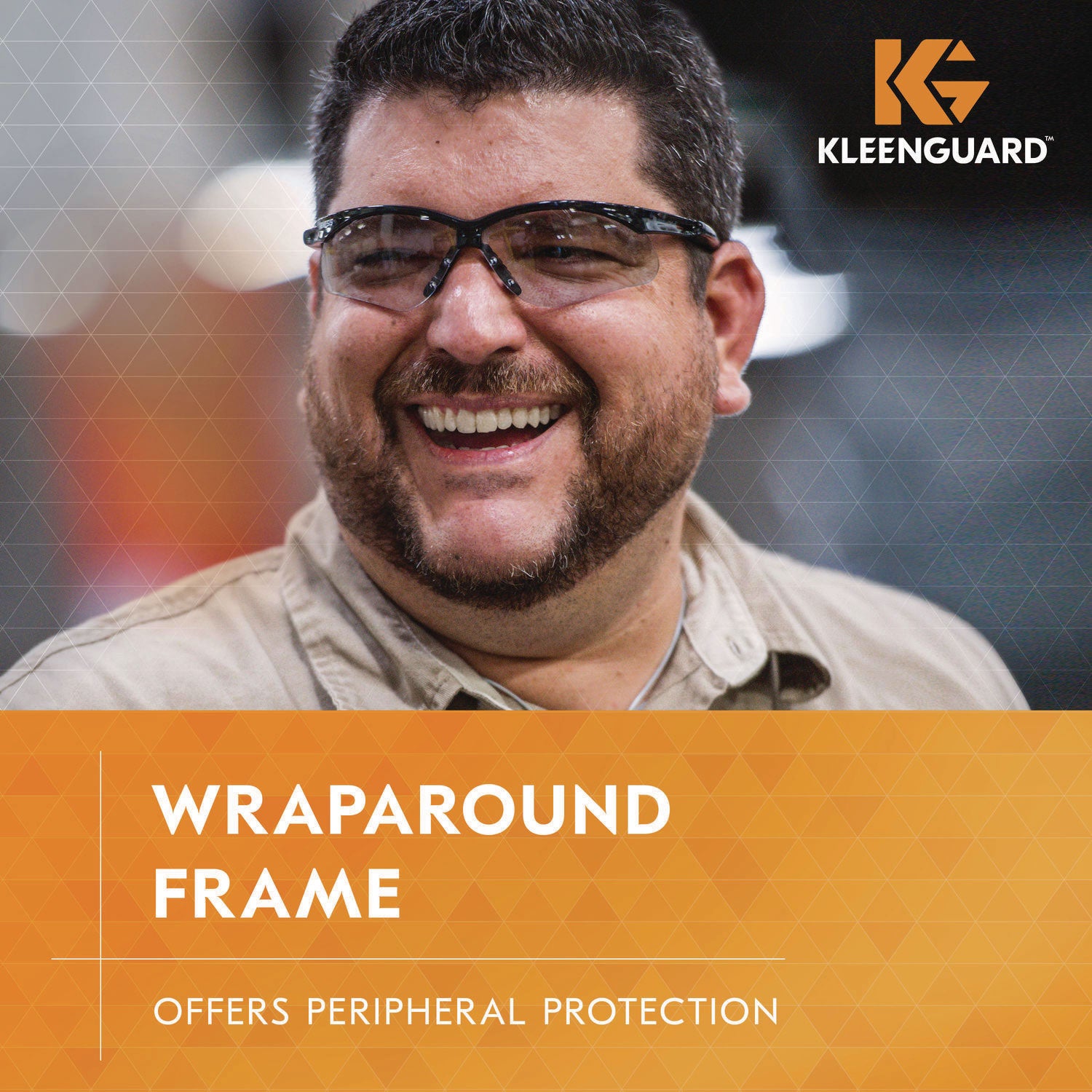 KleenGuard™ Nemesis Safety Glasses, Black Frame, Indoor/Outdoor Lens