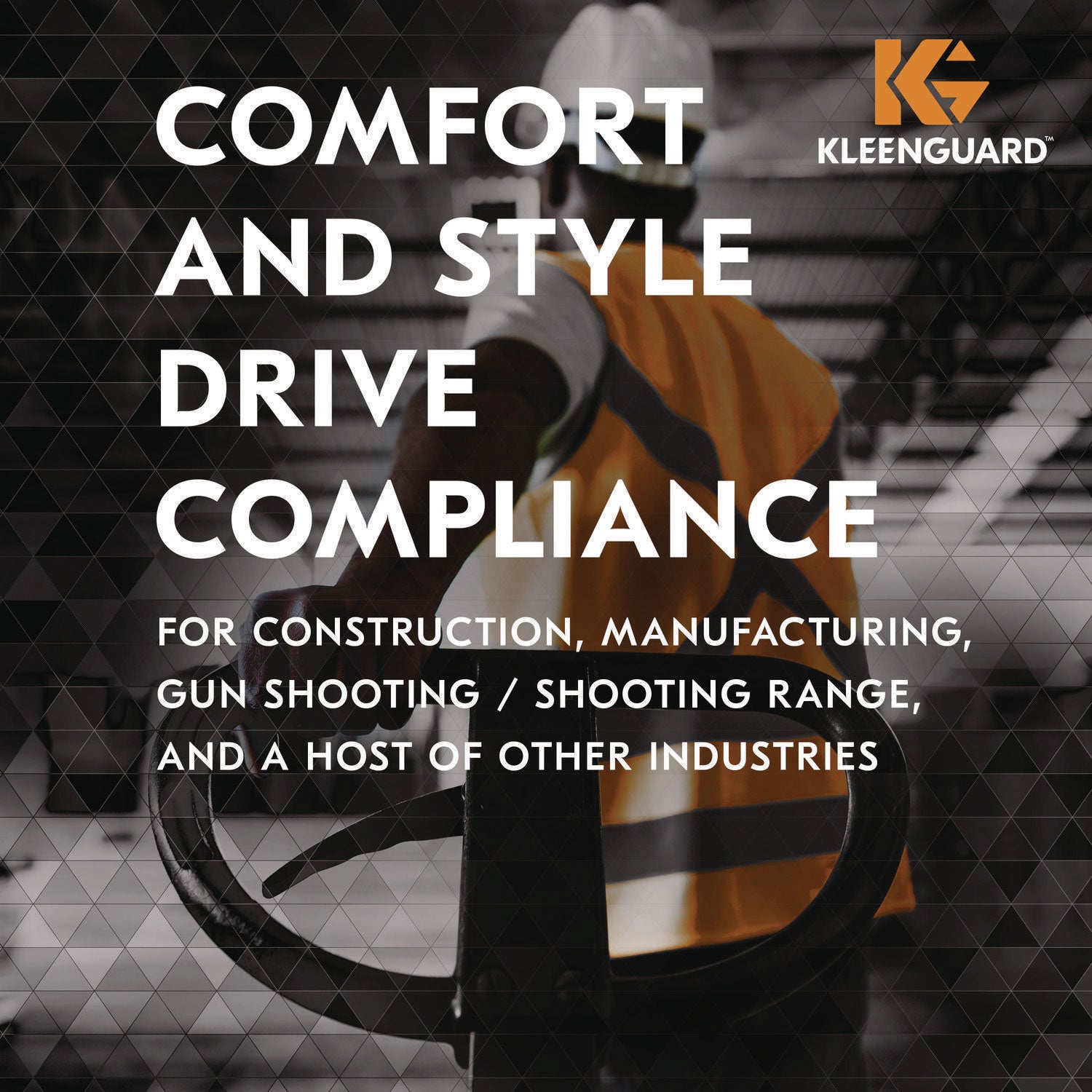 KleenGuard™ Nemesis Safety Glasses, Black Frame, Indoor/Outdoor Lens