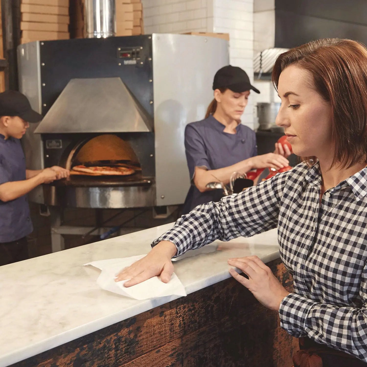 Foodservice Cleaning Towel, 1-Ply, 6 x 10.75, Pink, 200/Carton Tork® Flipcost