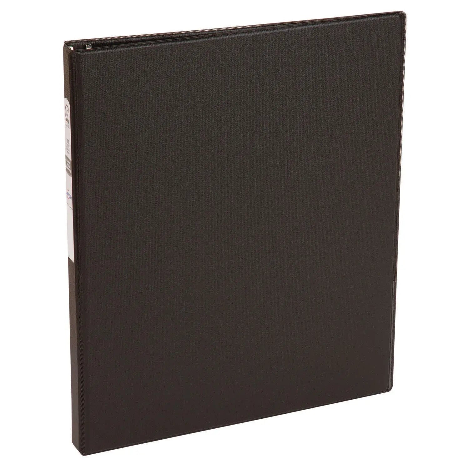 Economy Non-View Binder with Round Rings, 3 Rings, 0.5" Capacity, 11 x 8.5, Black, (3201)