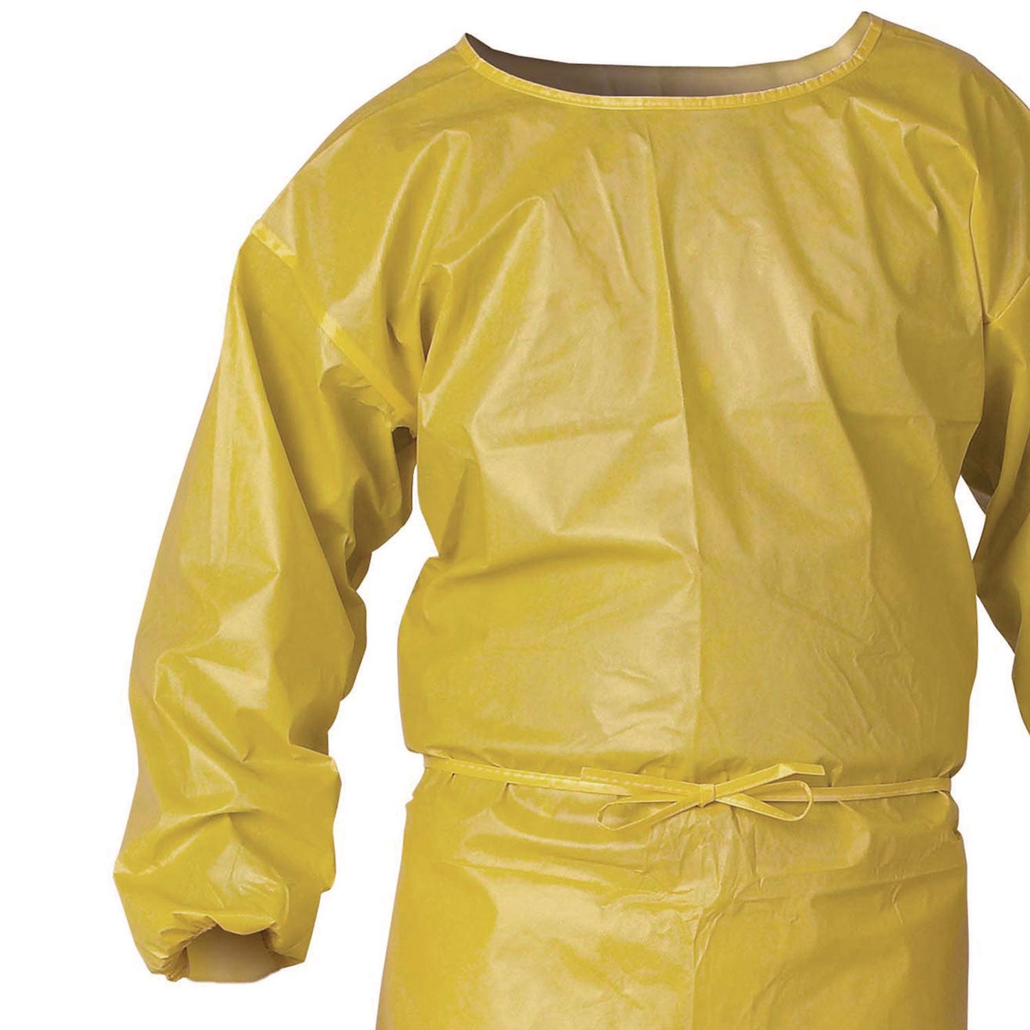 KleenGuard™ A70 Chemical Spray Protection Smock, One Size Fits Most, Yellow, 25/Carton