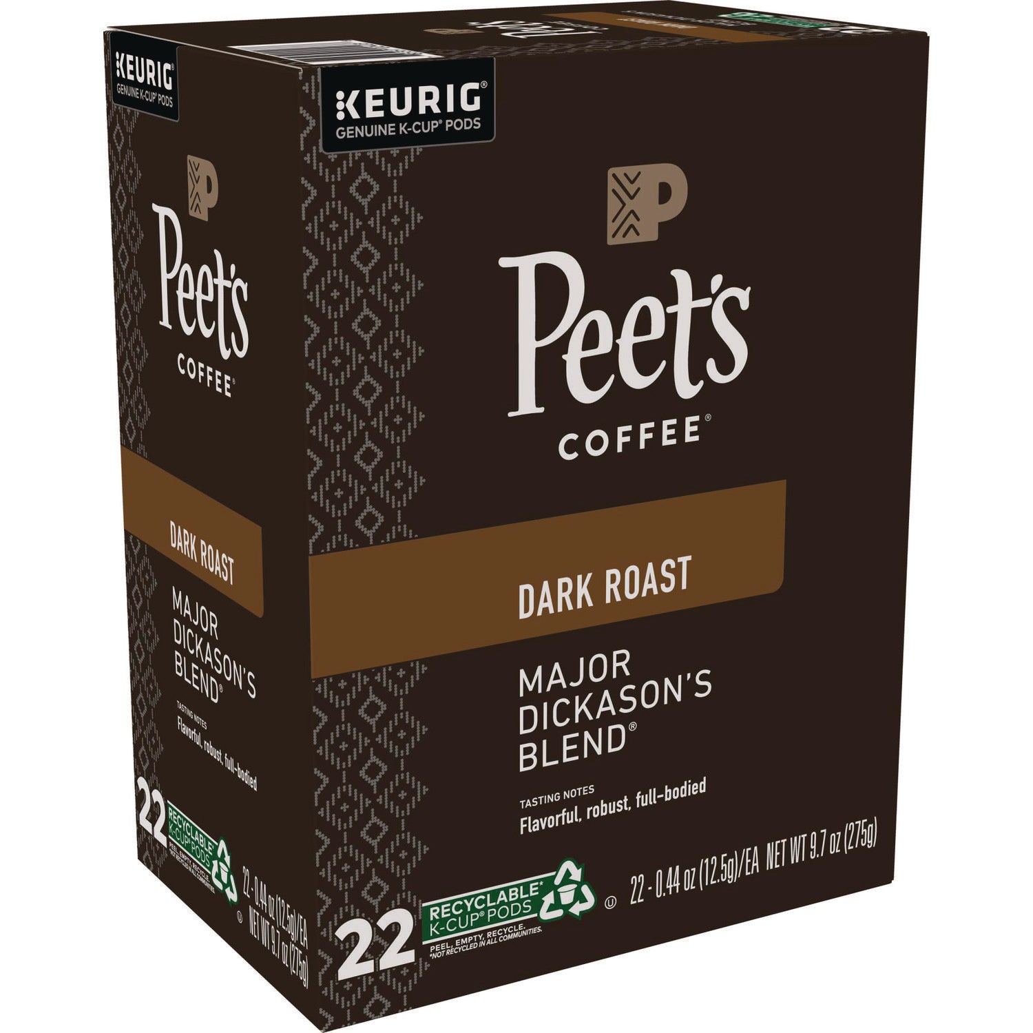 Peet's Coffee & Tea® Major Dickason's Blend K-Cups, Regular, 88/Carton