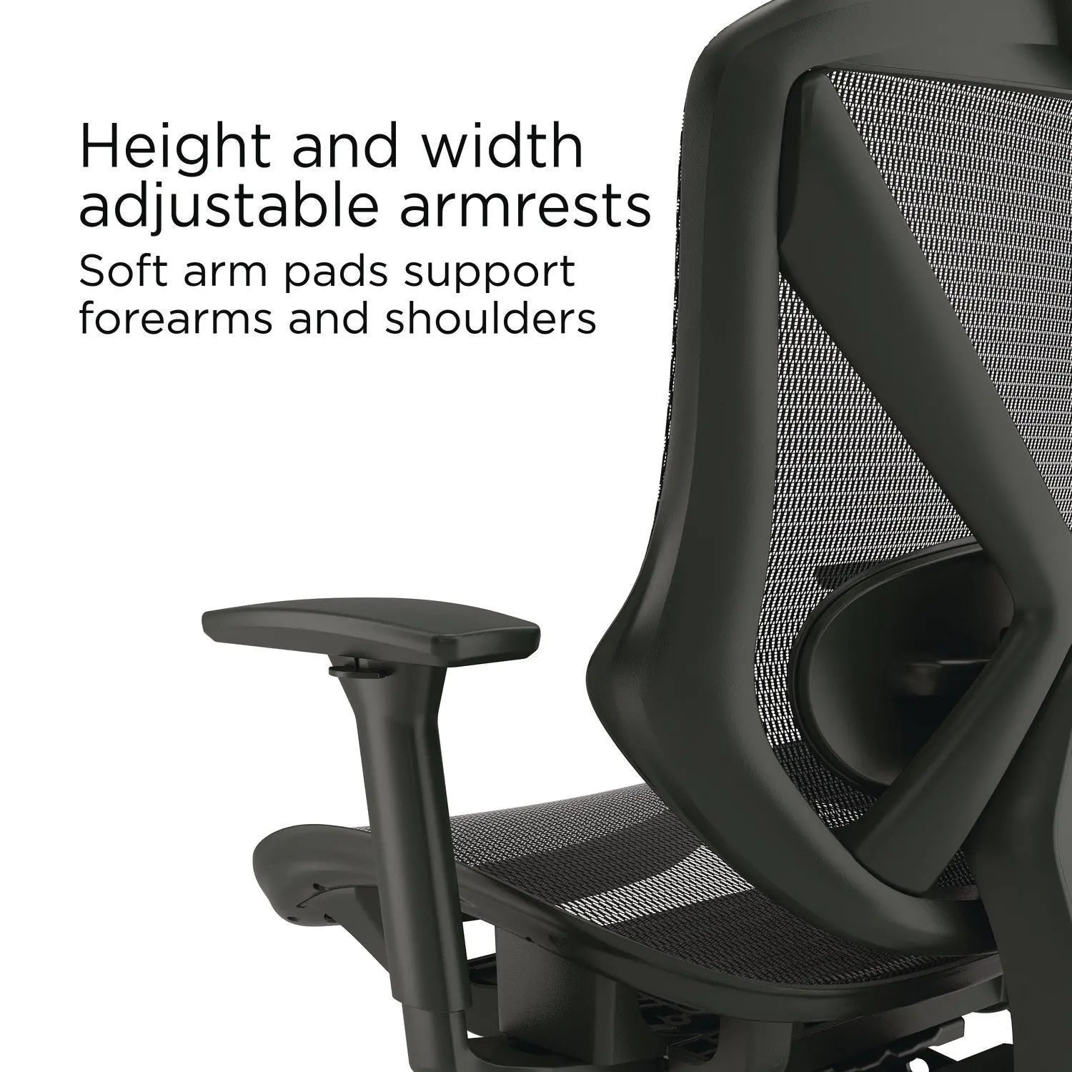 Taunton Ergonomic Mesh Swivel Task Chair, Supports Up to 275 lb, 17.44 to 20.98 Seat Height, Black Seat/Back, Black Base Alera® Flipcost