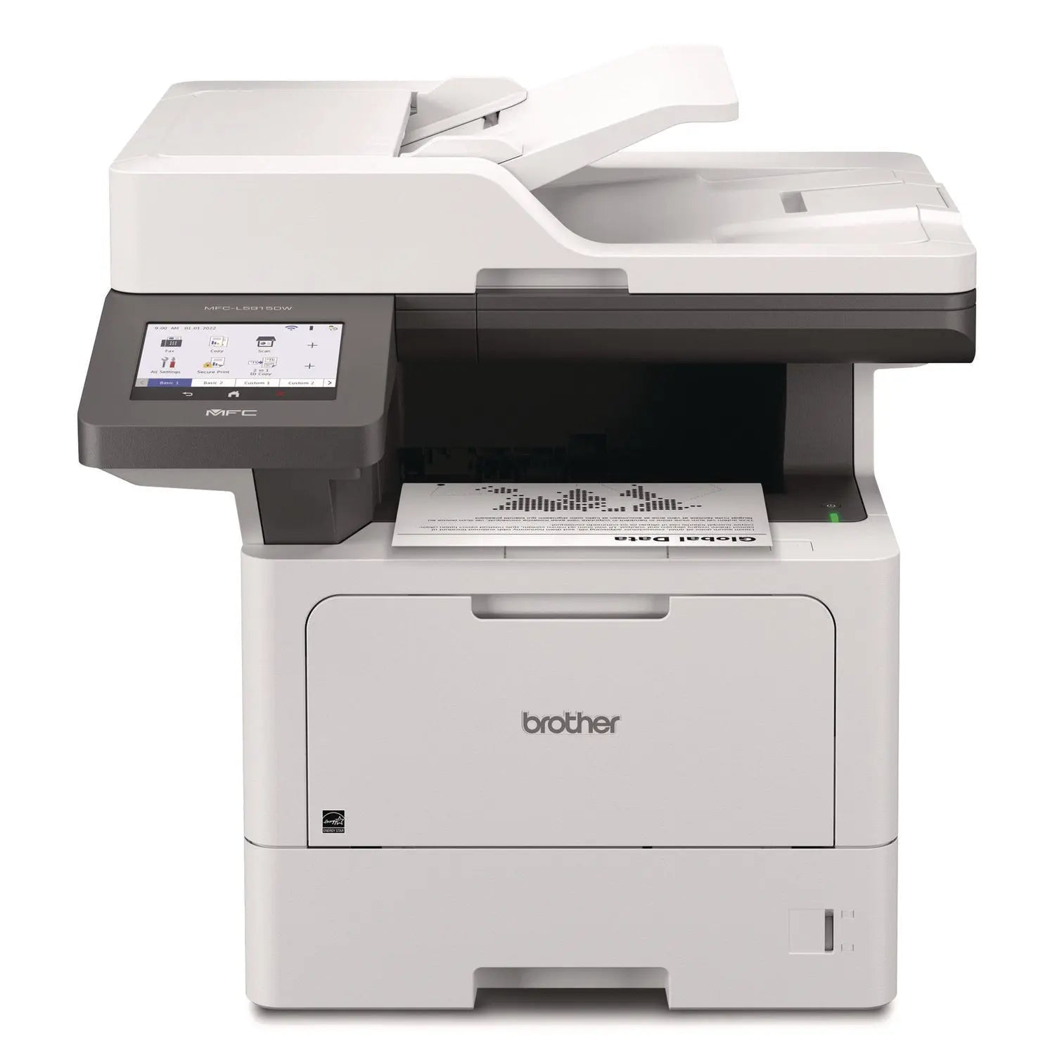 MFC-L5915DW Business Monochrome AIO Laser Printer, Copy/Fax/Print/Scan