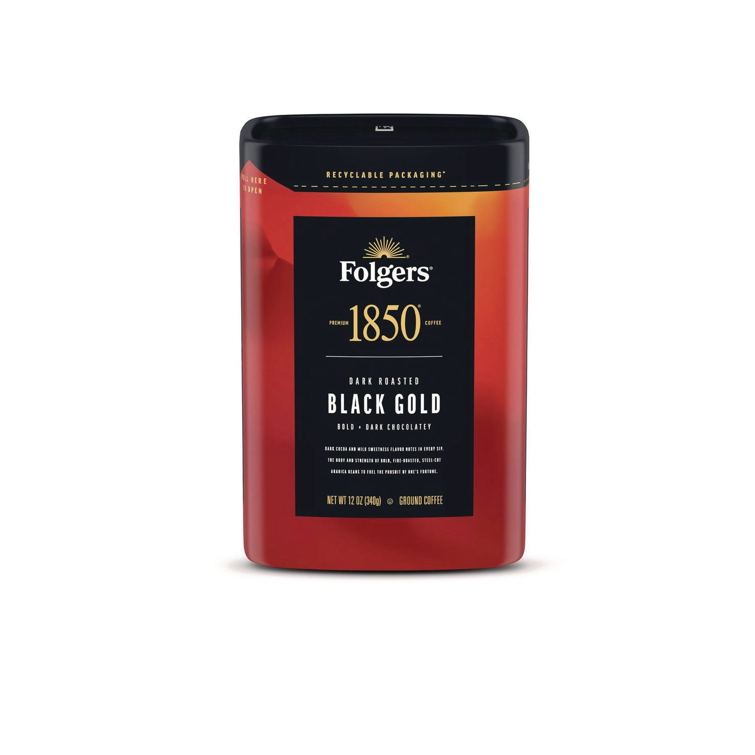 1850 Coffee, Black Gold, 12 oz Bag