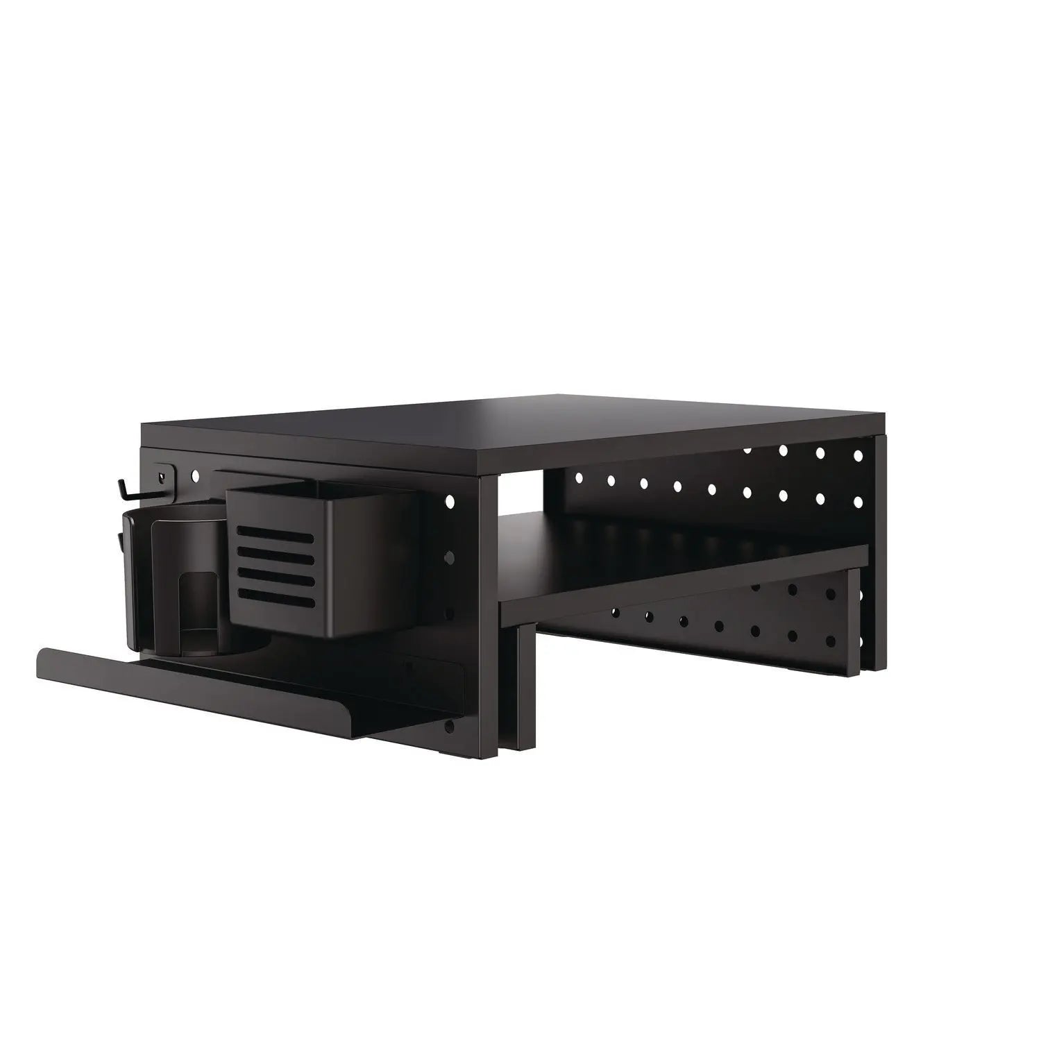 Kantek Pegboard Riser For 32" Monitors 15.9 x 11.8 x 7.3 Black Supports 20 lbs Kantek Flipcost