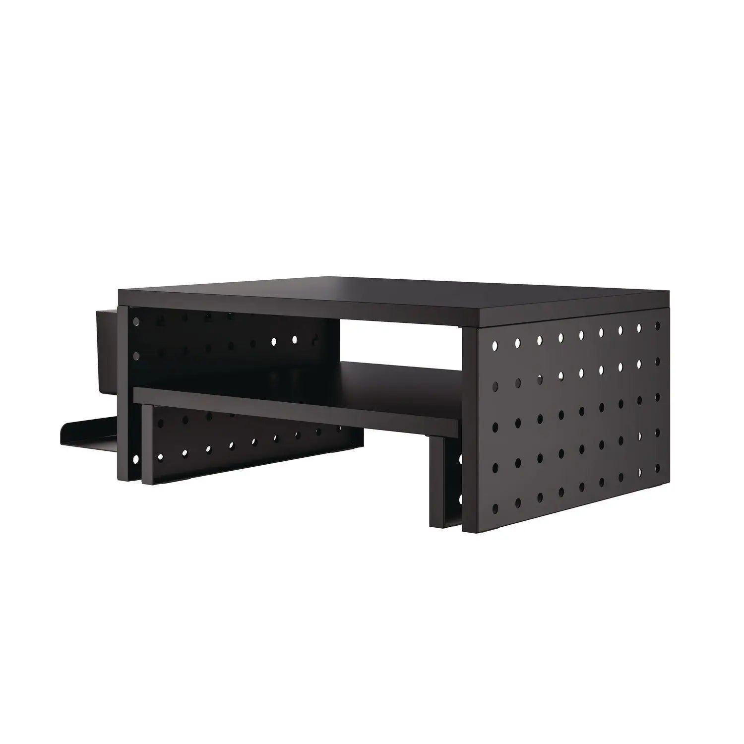 Kantek Pegboard Riser For 32" Monitors 15.9 x 11.8 x 7.3 Black Supports 20 lbs Kantek Flipcost