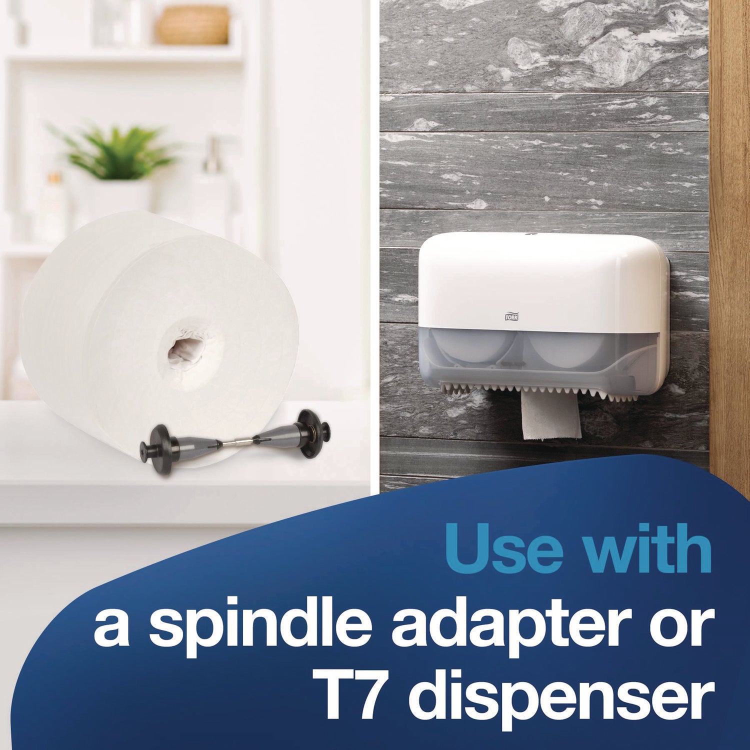 Tork® Advanced Coreless High Capacity Bath Tissue, 2-Ply, White, 1,000 Sheets/Roll, 12 Rolls/Carton