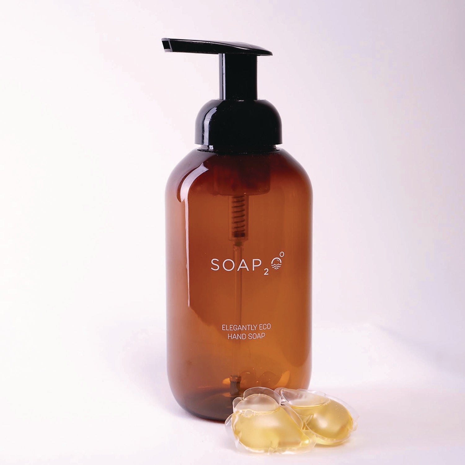 SOAP2O Super HydroDrops and Dispenser Bottle Kit, Coconut Acai, 30 Kits/Carton