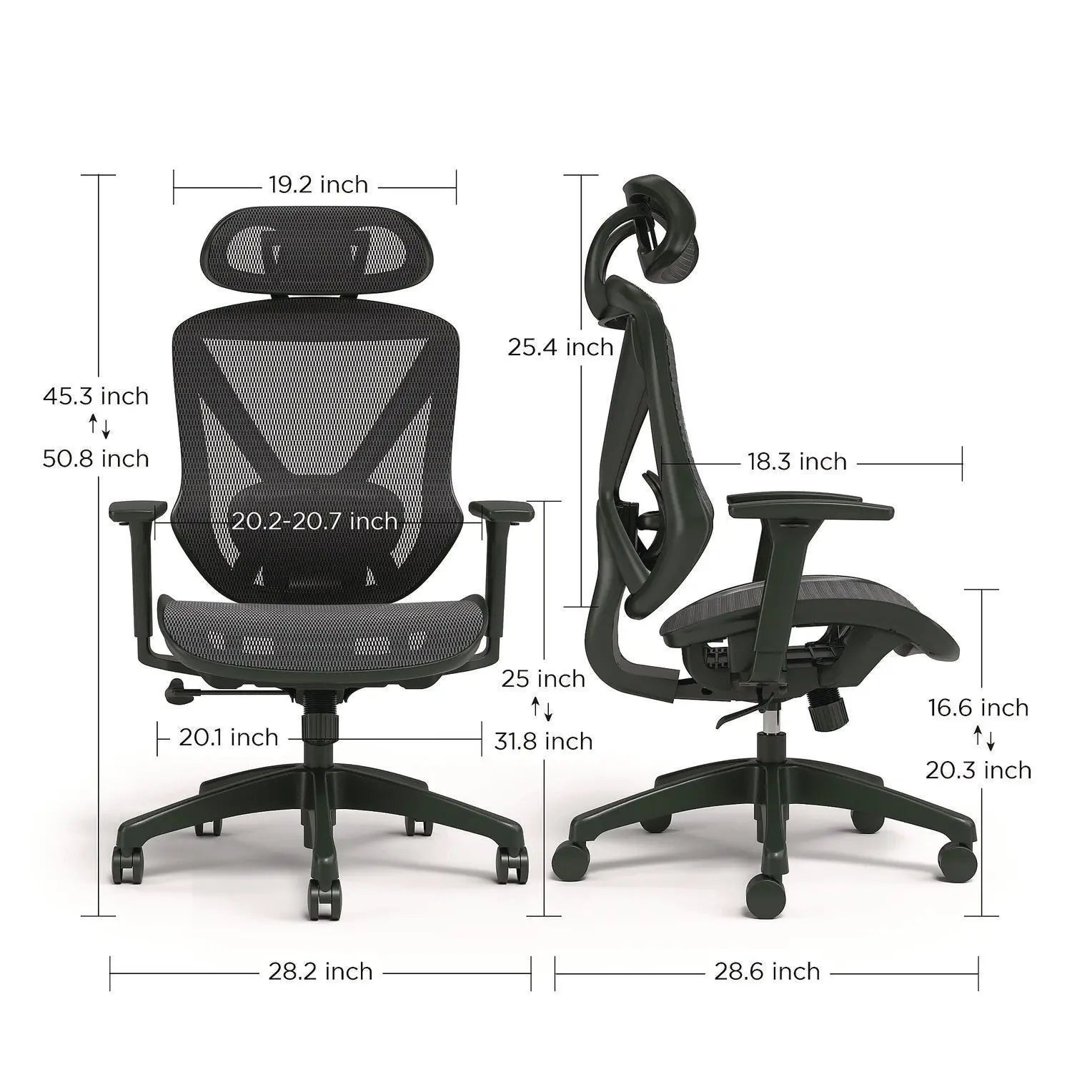 Taunton Ergonomic Mesh Swivel Task Chair, Supports Up to 275 lb, 17.44 to 20.98 Seat Height, Black Seat/Back, Black Base Alera® Flipcost