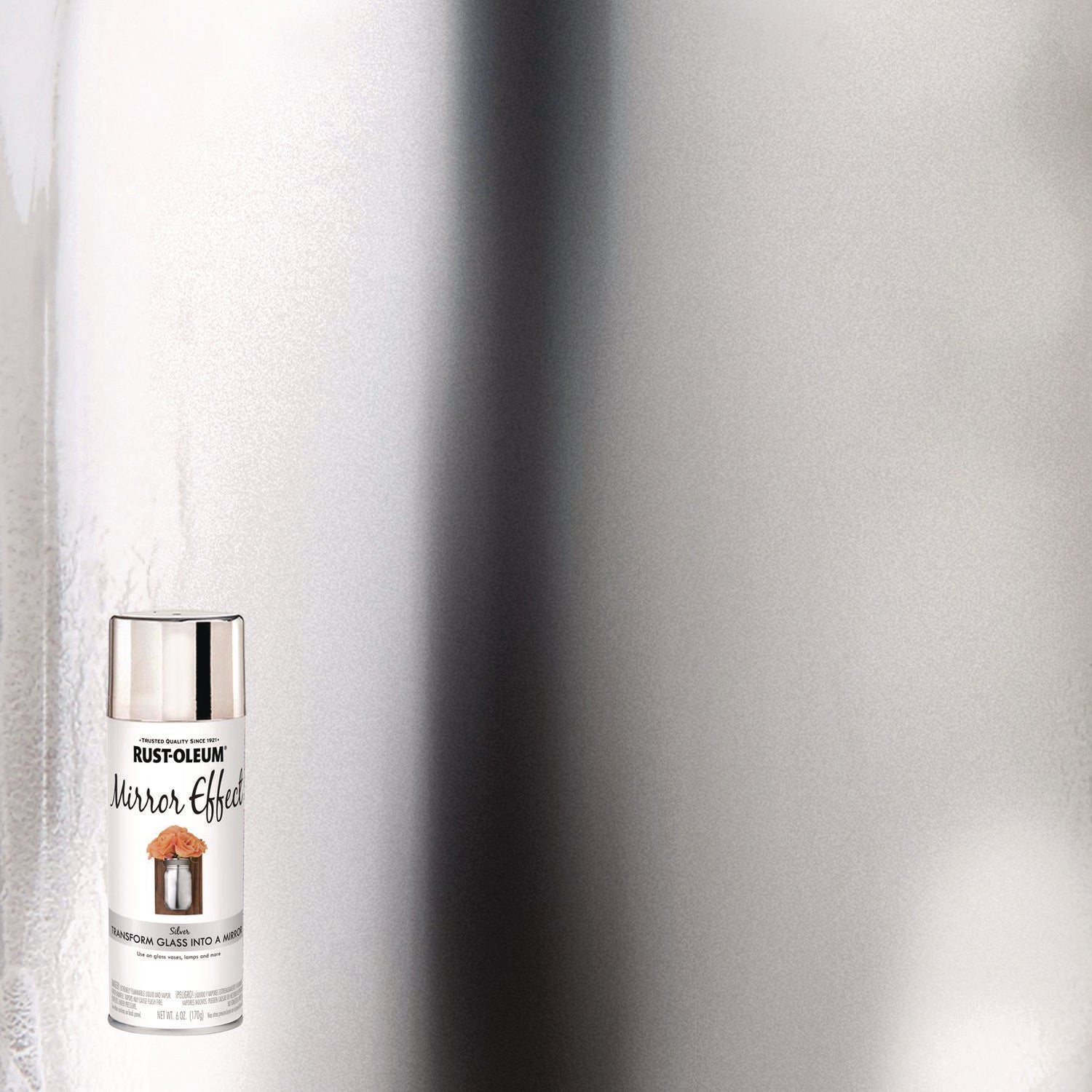 Rust-Oleum® Specialty Mirror Effect Spray Paint, High Gloss Mirror, 6 oz Aerosol Can