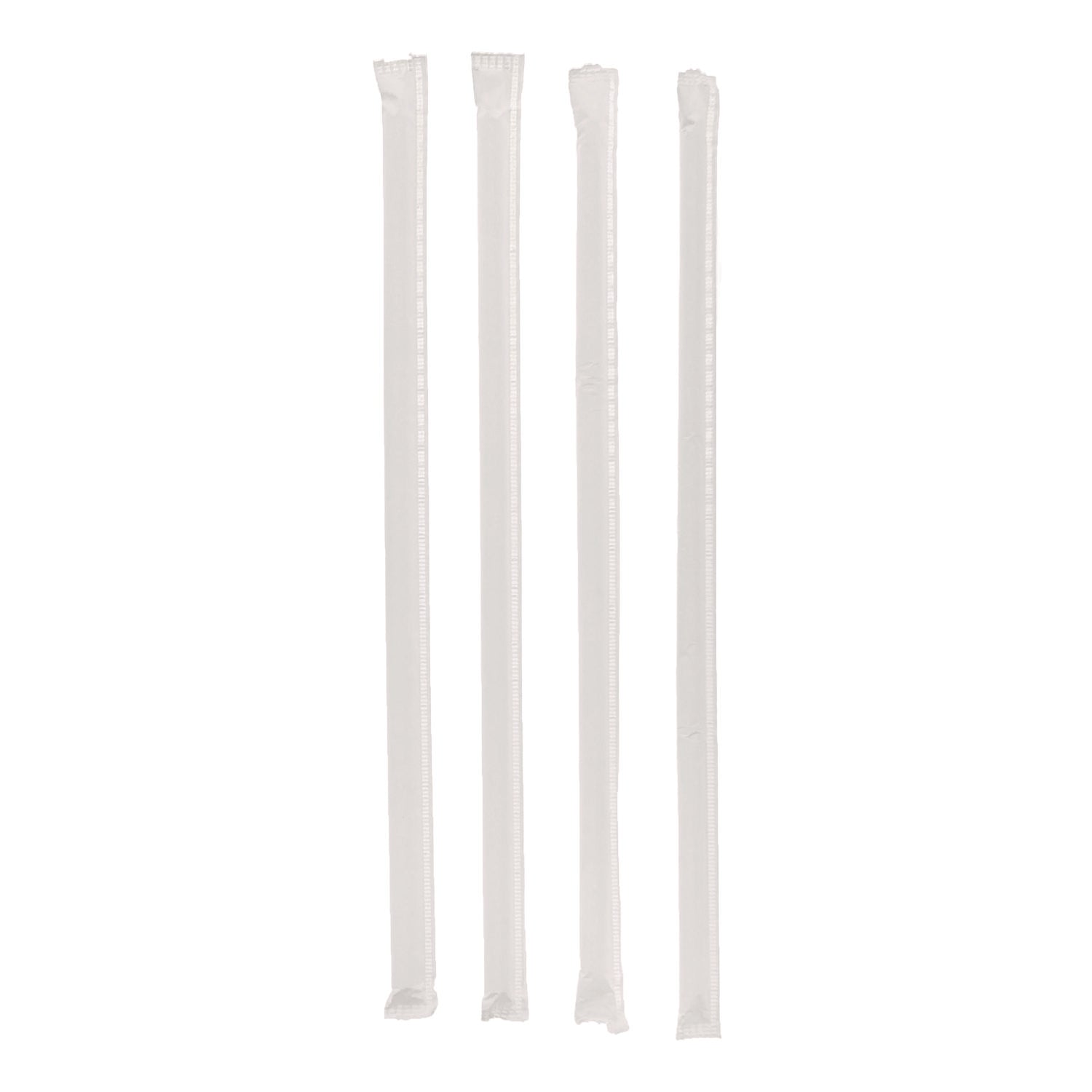 Pactiv Evergreen Giant Paper-Wrapped Straw, 10.25", Translucent, 1,800/Carton