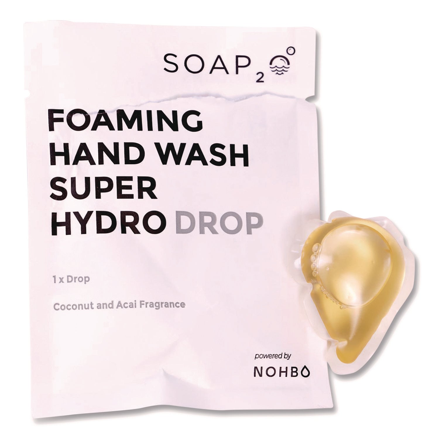 SOAP2O Foaming Super HydroDrop, Coconut Acai, 500 mL Pump Refill, 4/Pack