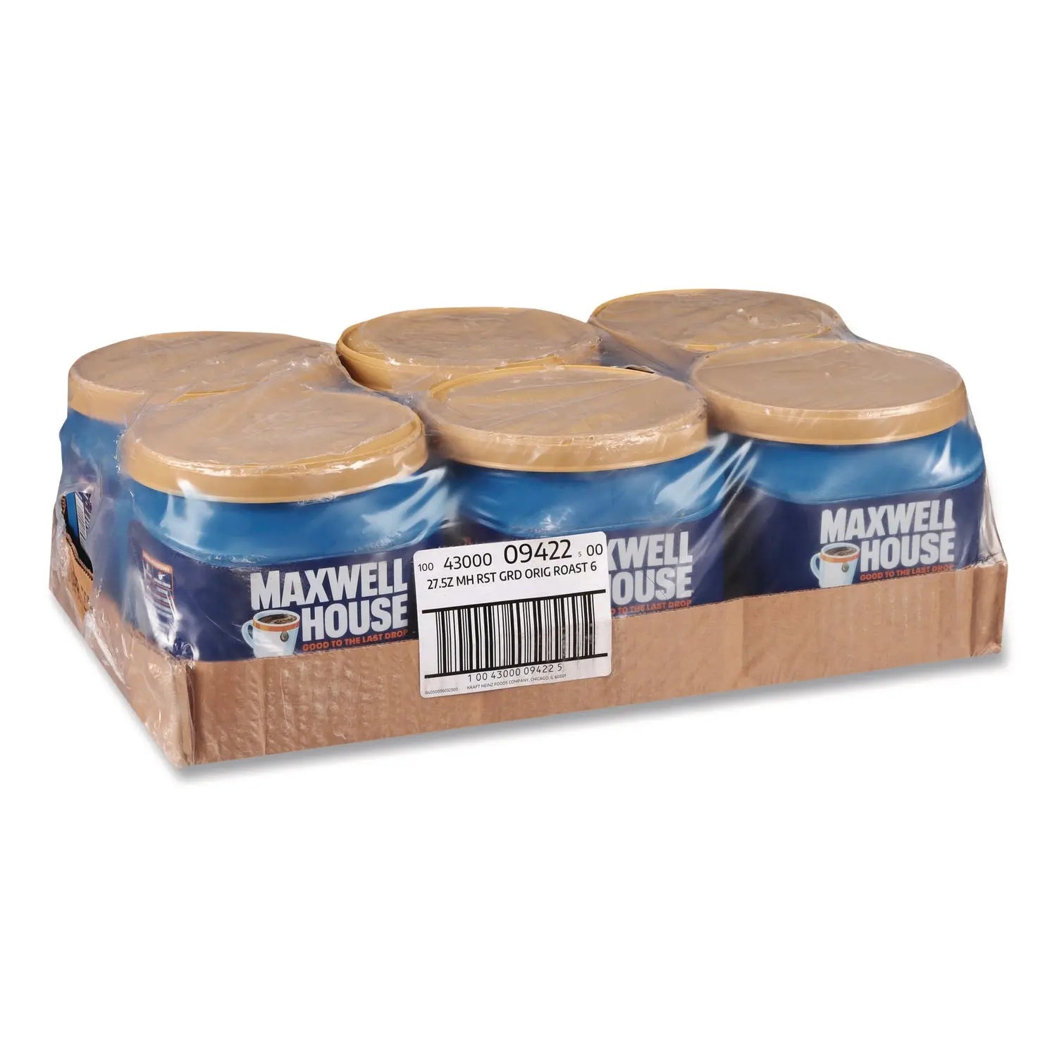 Maxwell House® Coffee, Original, 27.5 oz Canister, 6/Carton Maxwell House® Flipcost