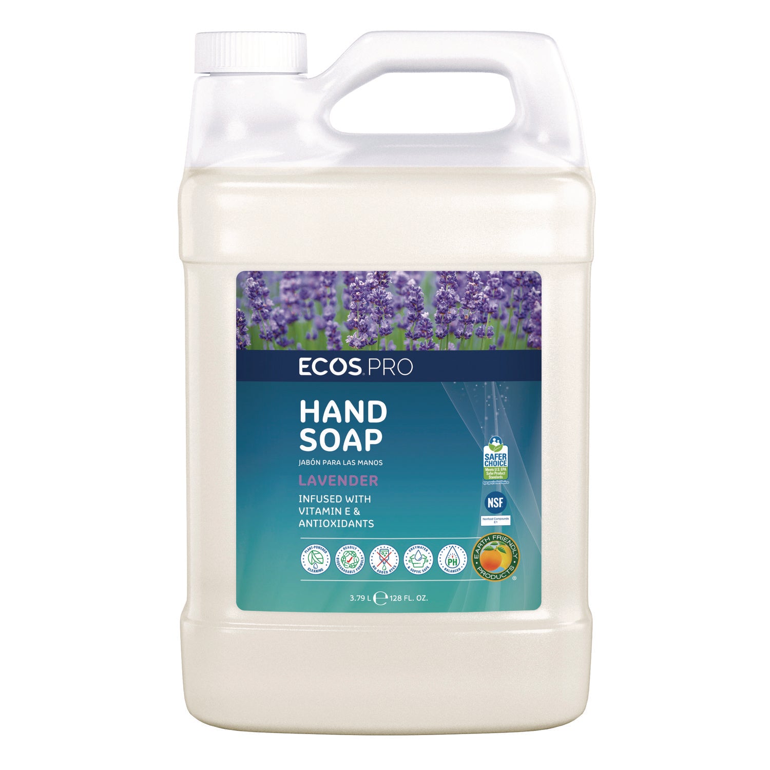 ECOS® PRO Liquid Hand Soap, Lavender, 1 gal, 4/Carton