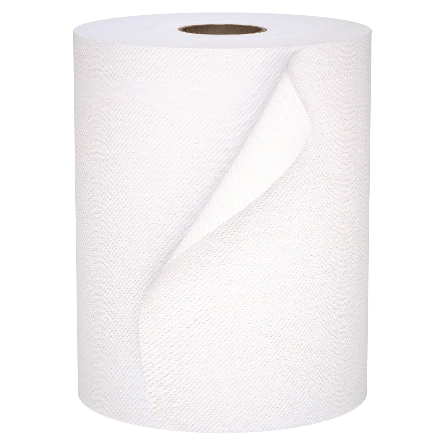 Scott® Universal 100% Recycled Fiber Hard Roll Paper Towels, 1-Ply, 8" x 800 ft, White, 6 Rolls/Carton