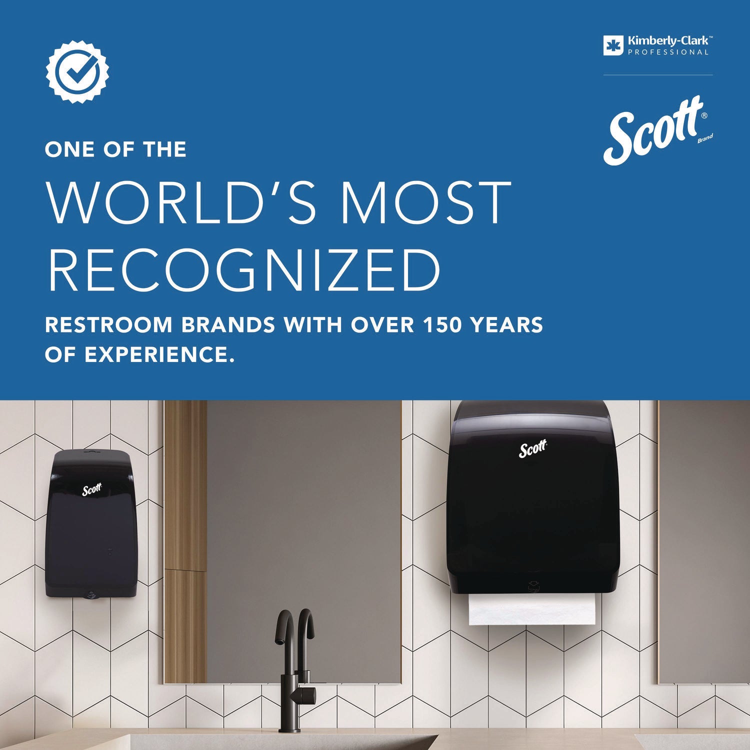 Scott® Universal 100% Recycled Fiber Hard Roll Paper Towels, 1-Ply, 8" x 800 ft, White, 6 Rolls/Carton