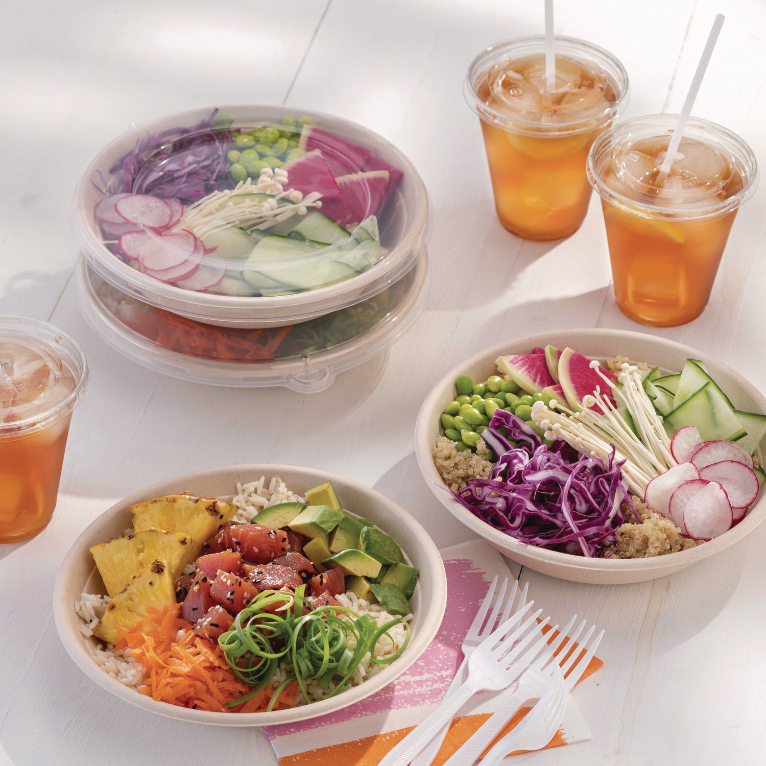 Pactiv Evergreen RPET Cold Cup, 12 oz, Plastic, Clear, 420/Carton