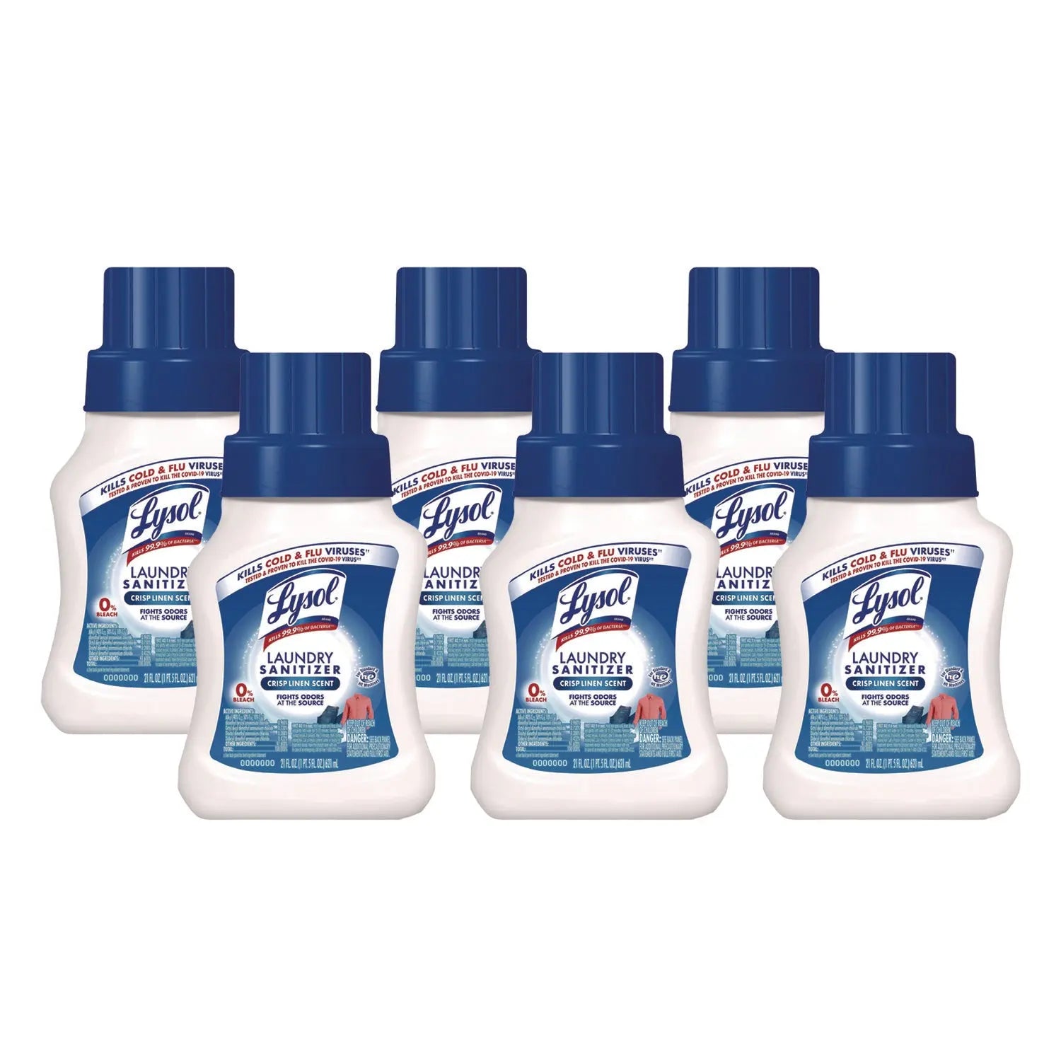 LYSOL® Brand Laundry Sanitizer, Crisp Linen Scent, 21 oz Bottle, 6/Carton LYSOL® Brand Flipcost