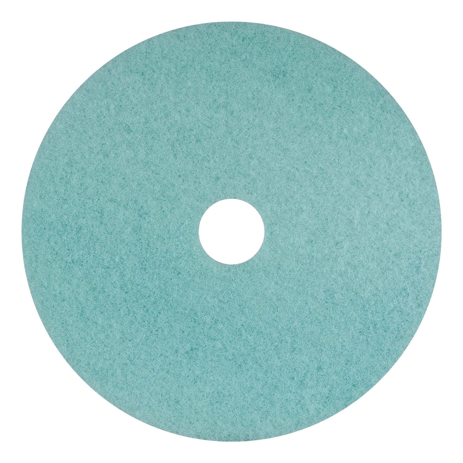 Americo® Luster Lite Burnishing Pads, 20" Diameter, Sky Blue, 5/Carton