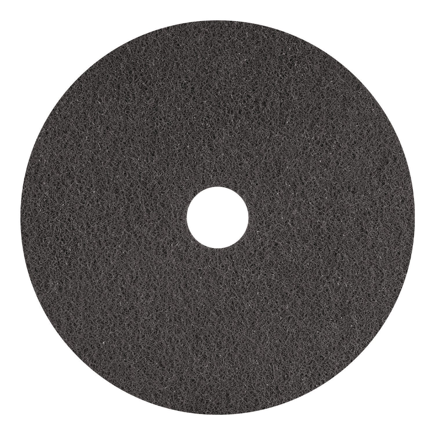 Americo® Titan Stripping Pad, 20" Diameter, Gray, 5/Carton