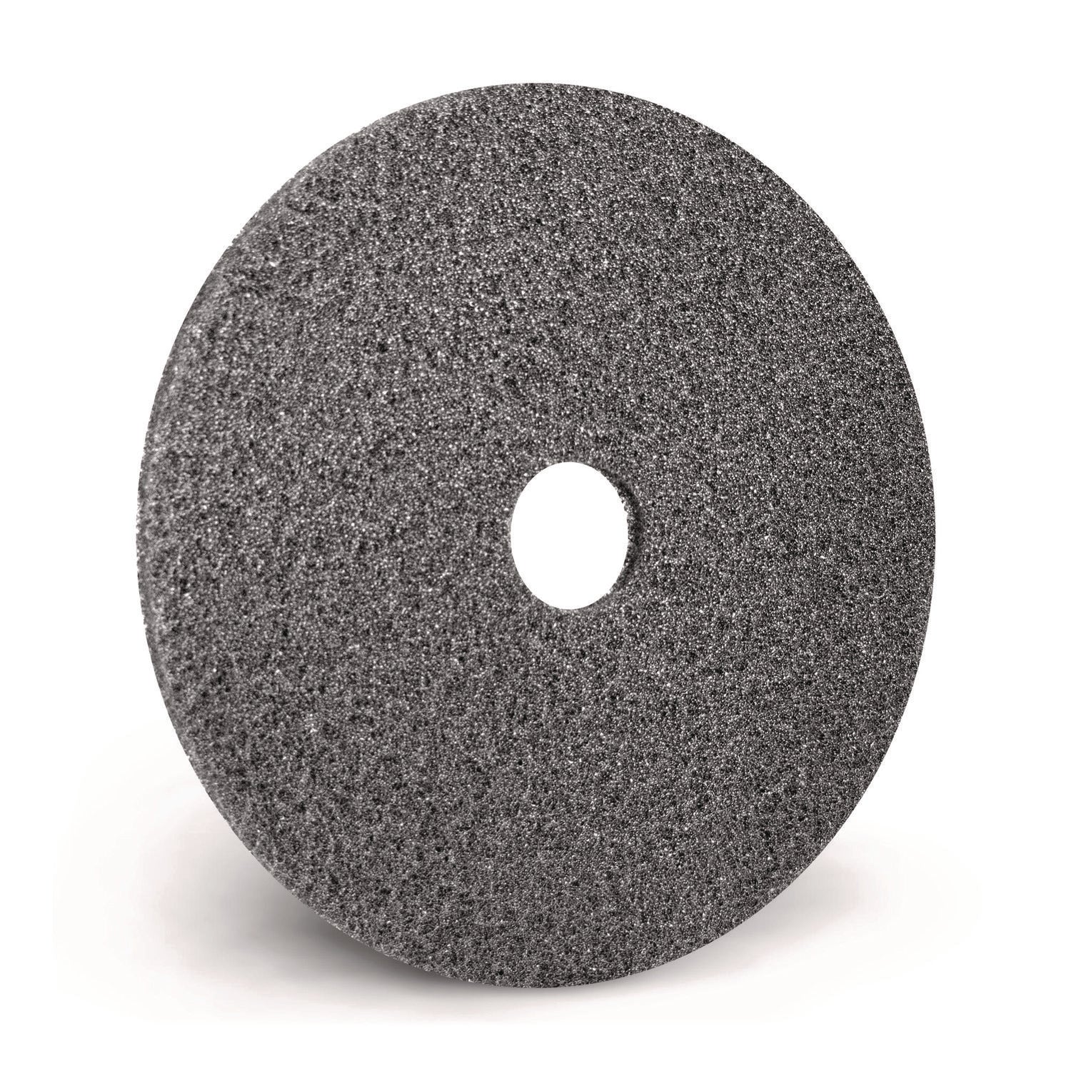 Americo® Black Diamond 800 Deep Cleaning Pad, 20" Diameter, 800 Grit, Black/Gray, 2/Carton