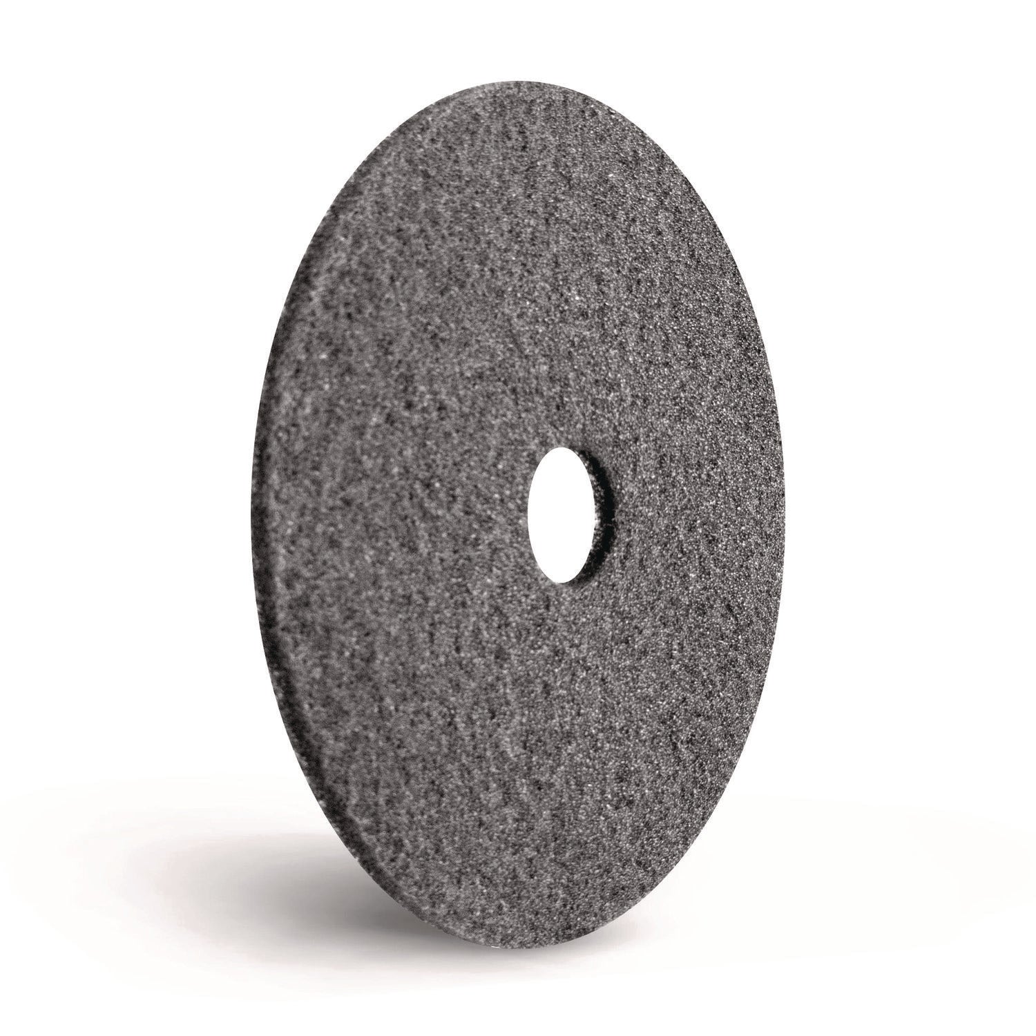 Americo® Black Diamond 800 Deep Cleaning Pad, 20" Diameter, 800 Grit, Black/Gray, 2/Carton