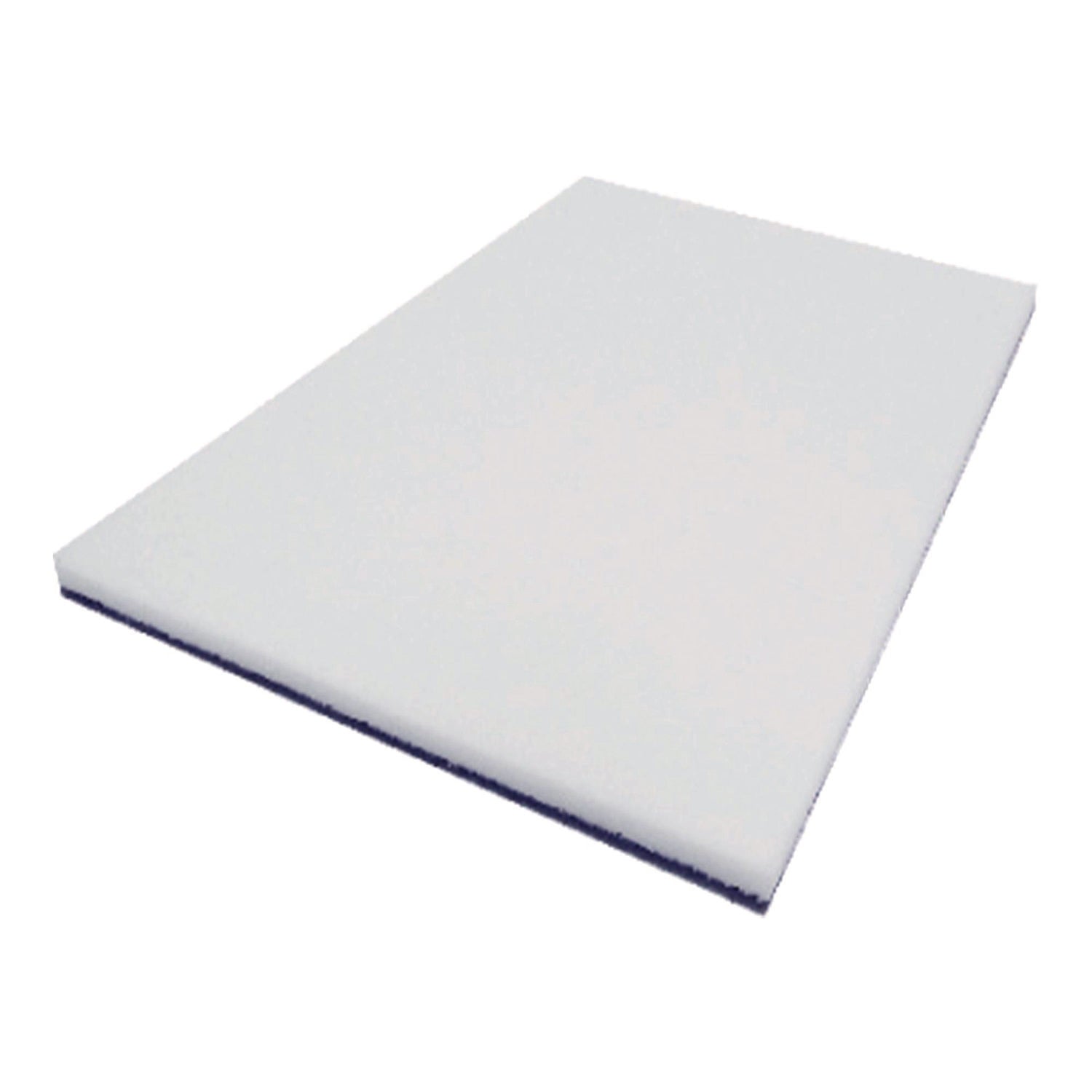 Americo® XTRACT Melamine Floor Pad, 14 x 20, White/Brown, 5/Carton