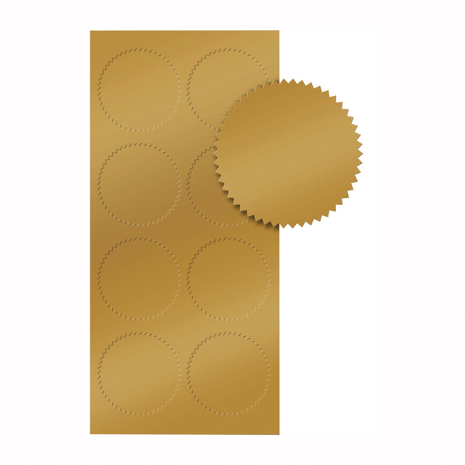 Great Papers!® Seals, 1.75" Diameter, Gold Foil, 50/Pack
