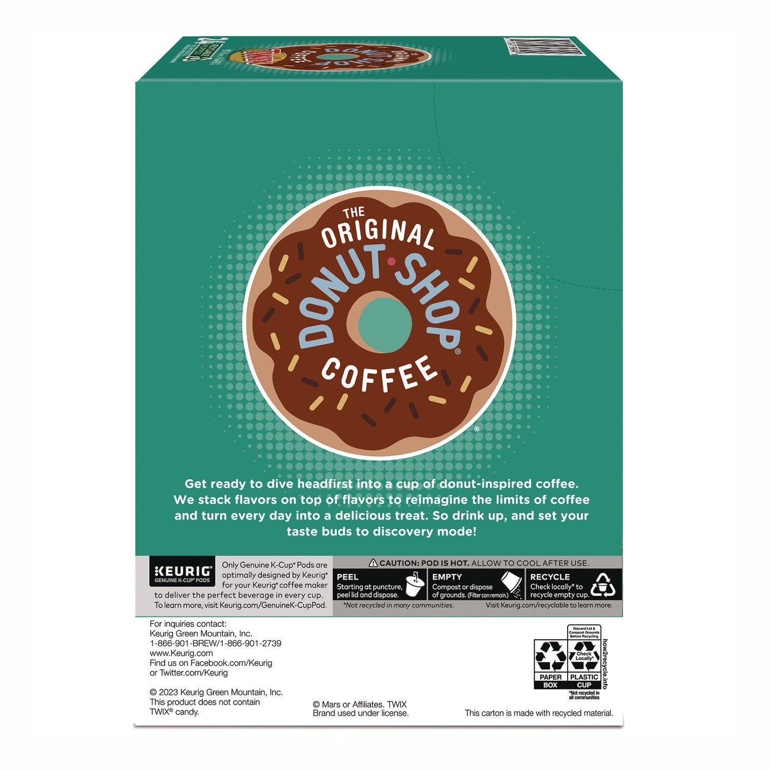 The Original Donut Shop® Twix Flavored Coffee K-Cups, 24/Box