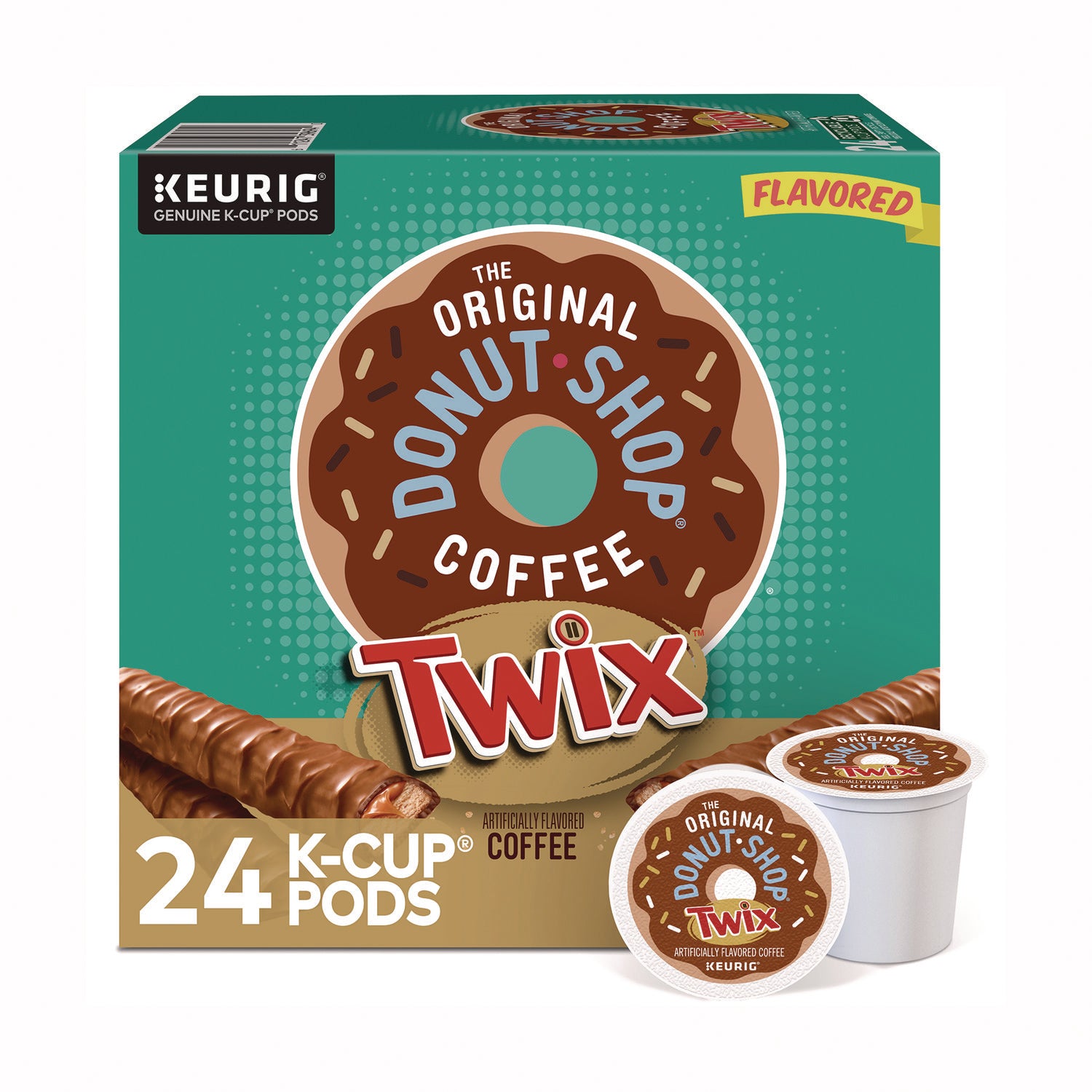 The Original Donut Shop® Twix Flavored Coffee K-Cups, 24/Box