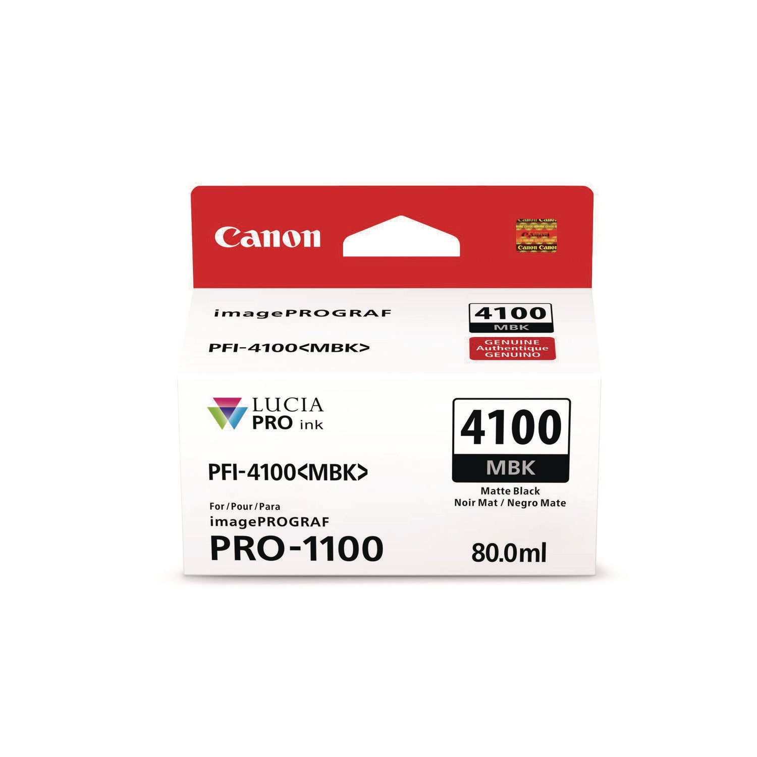 Canon® 6776C002AA (PFI-4100) High-Yield Ink, Matte Black