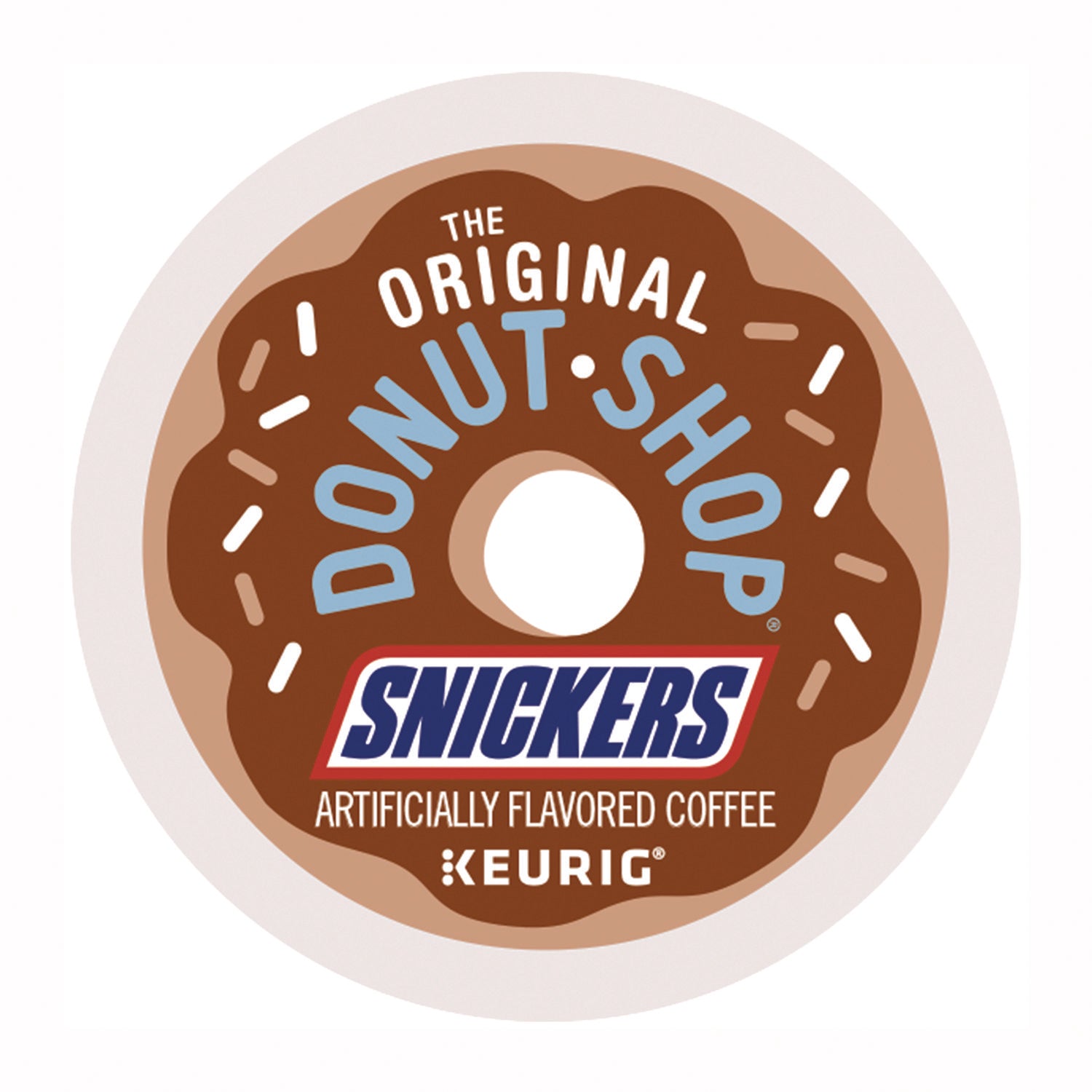 The Original Donut Shop® SNICKERS Flavored Coffee K-Cups, 48/Box