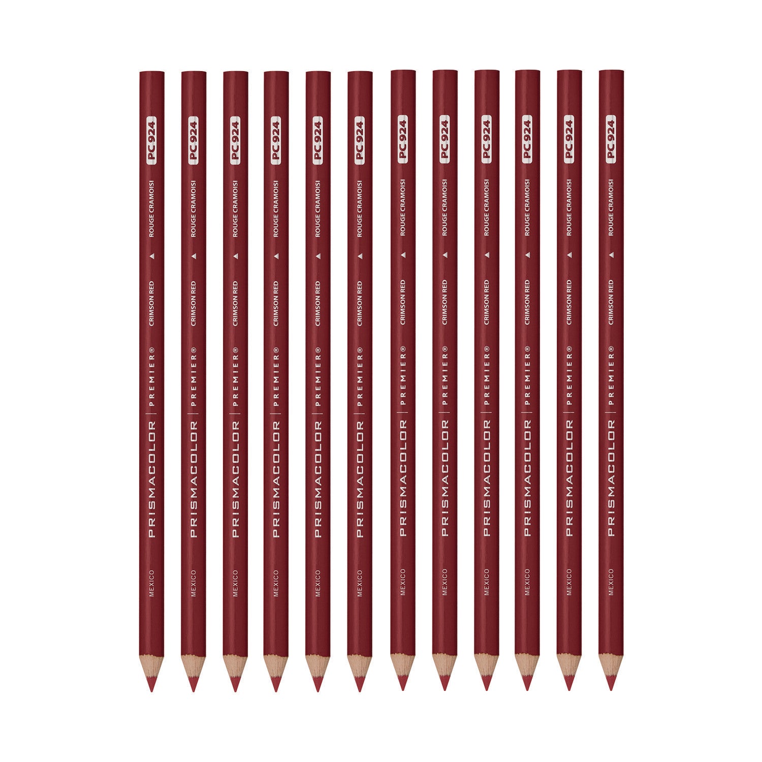 Prismacolor® Premier Colored Pencil, Crimson Red Lead, Crimson Red Barrel, 12/Pack
